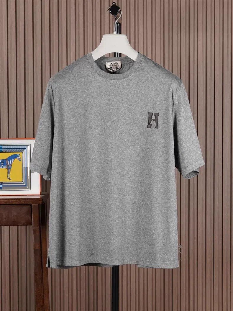 HERMES グレー Tシャツ Sサイズ Hermes Hermes Grey Round Neck Short Sleeve T-Shirt | Grailed