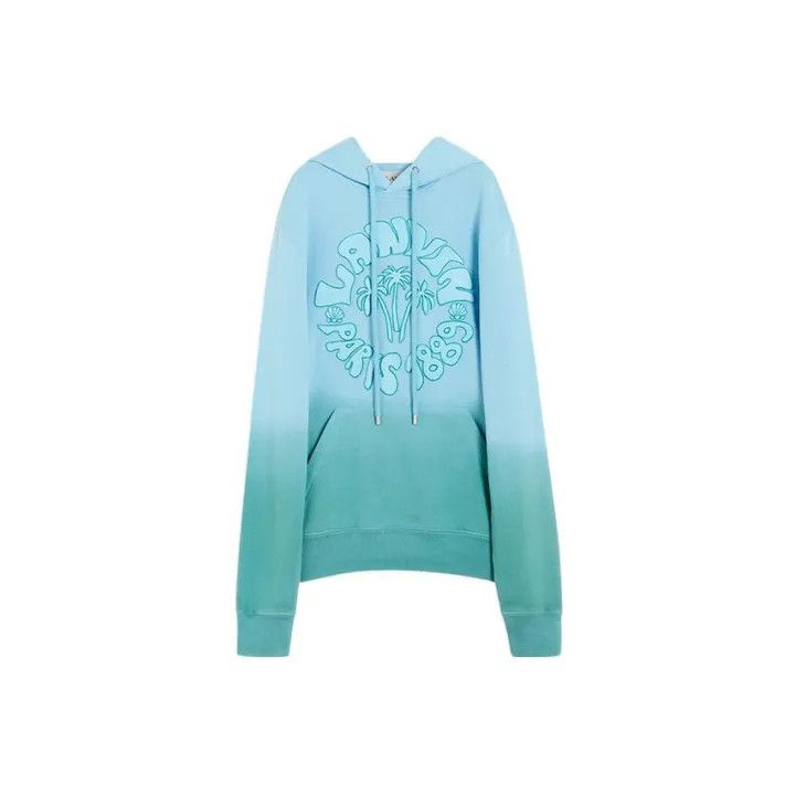 Lanvin Lanvin Gradient Logo Hoodie for Men 0079 Size US M / EU 48-50 / 2 - 1 Thumbnail