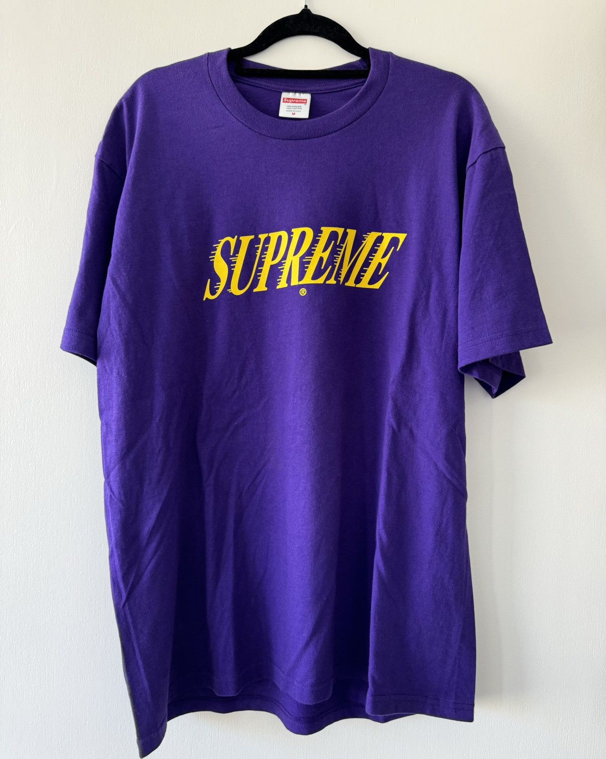 Supreme Slapshot Tee Lakers Purple