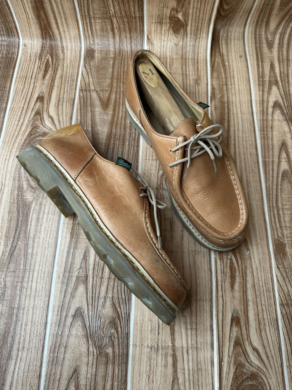 Paraboot Paraboot Michael Marche Lisse Marron Tylorean Size US 8 / EU 41 - 21 Thumbnail