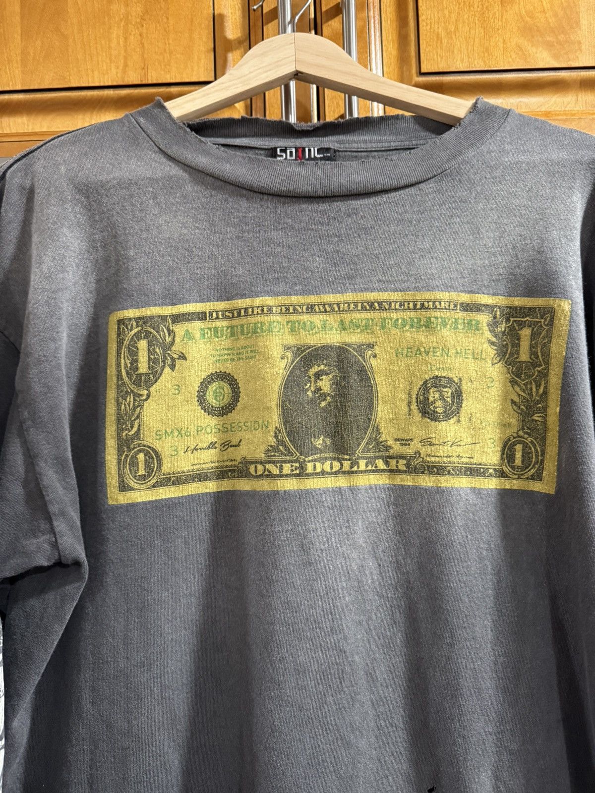 Saint Michael Saint Michael Dollar Long Sleeve Size Medium Size US M / EU 48-50 / 2 - 2 Thumbnail