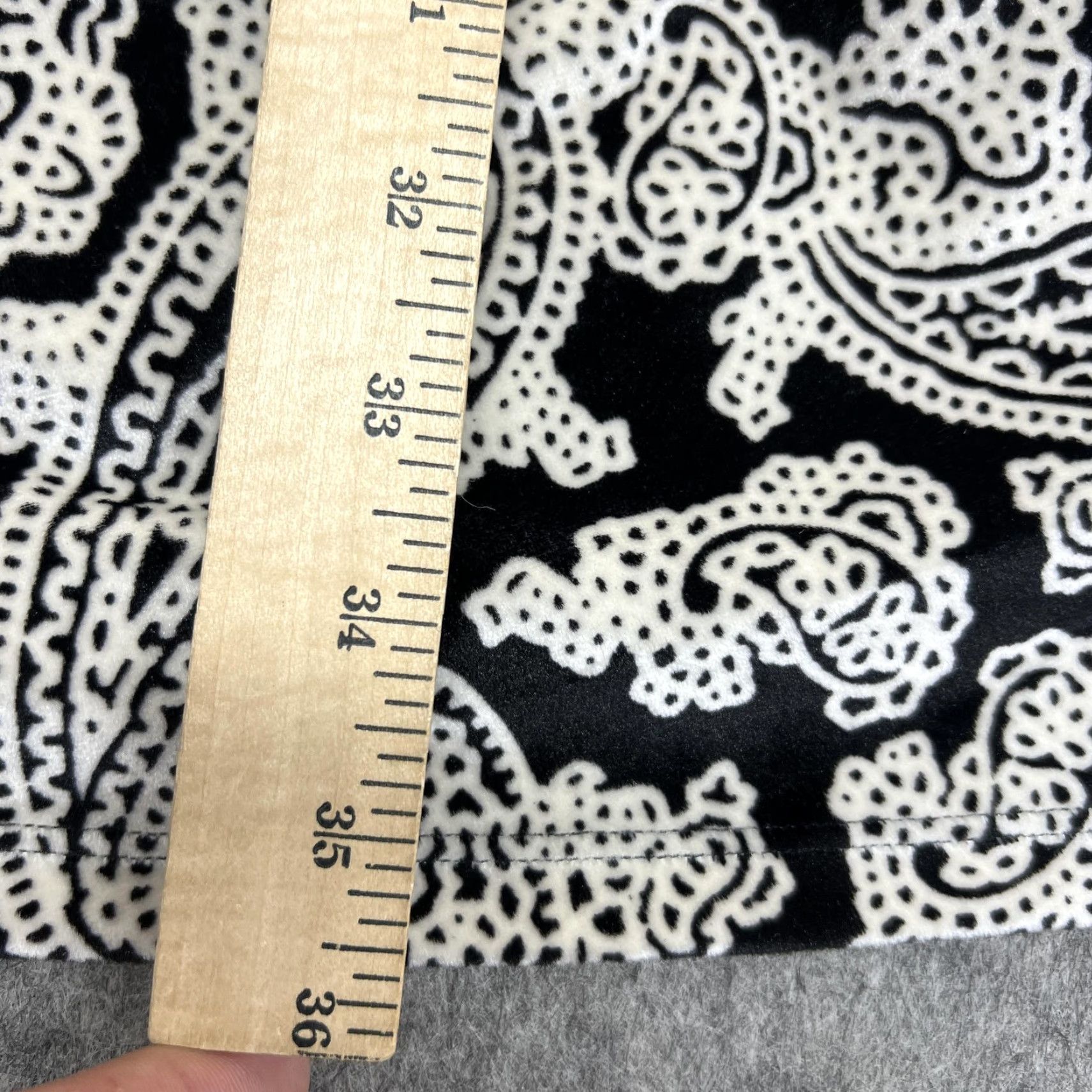Vintage Michael Michael Kors Dress Womens 2X Black Paisley Ruched Jersey Sheath Short Size XXL / US 16-18 / IT 52-54 - 7 Thumbnail