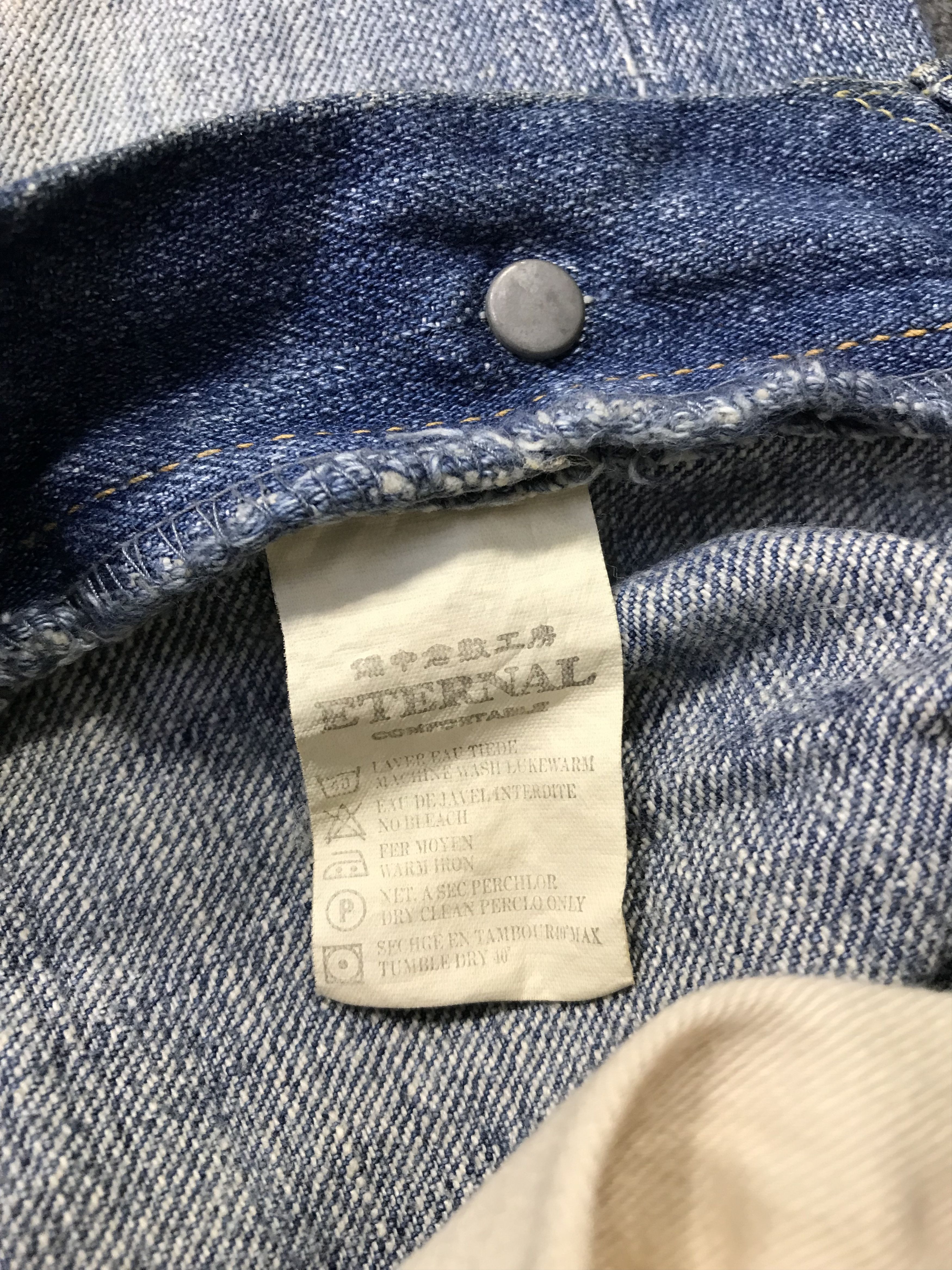 Eternal × Japanese Brand × Vintage Vintage Eternal Distressed Denim Jeans Size US 35 - 11 Thumbnail