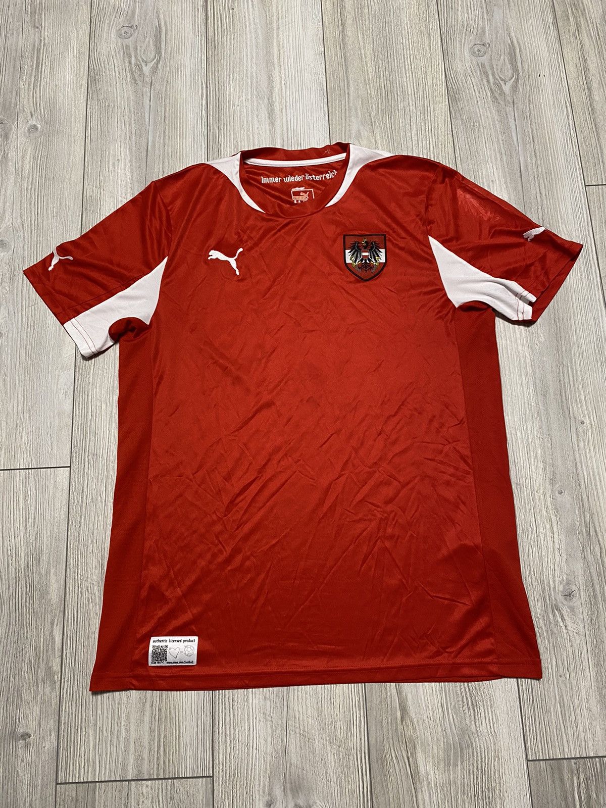 Puma Puma Austria Home Football Shirt 2012/13 Adults Size XL Size US XL / EU 56 / 4 - 1 Thumbnail