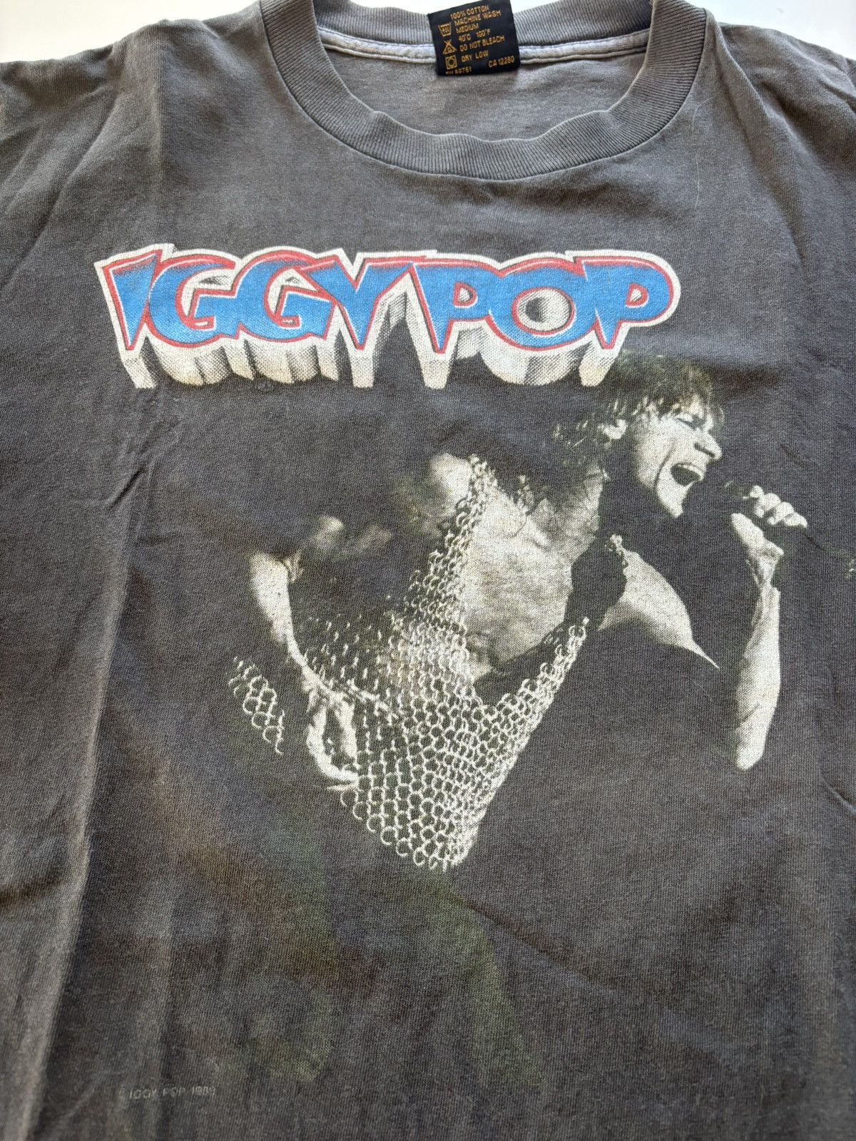 Vintage Iggy pop raw power t-shirt vintage 90s Size US L / EU 52-54 / 3 - 3 Thumbnail