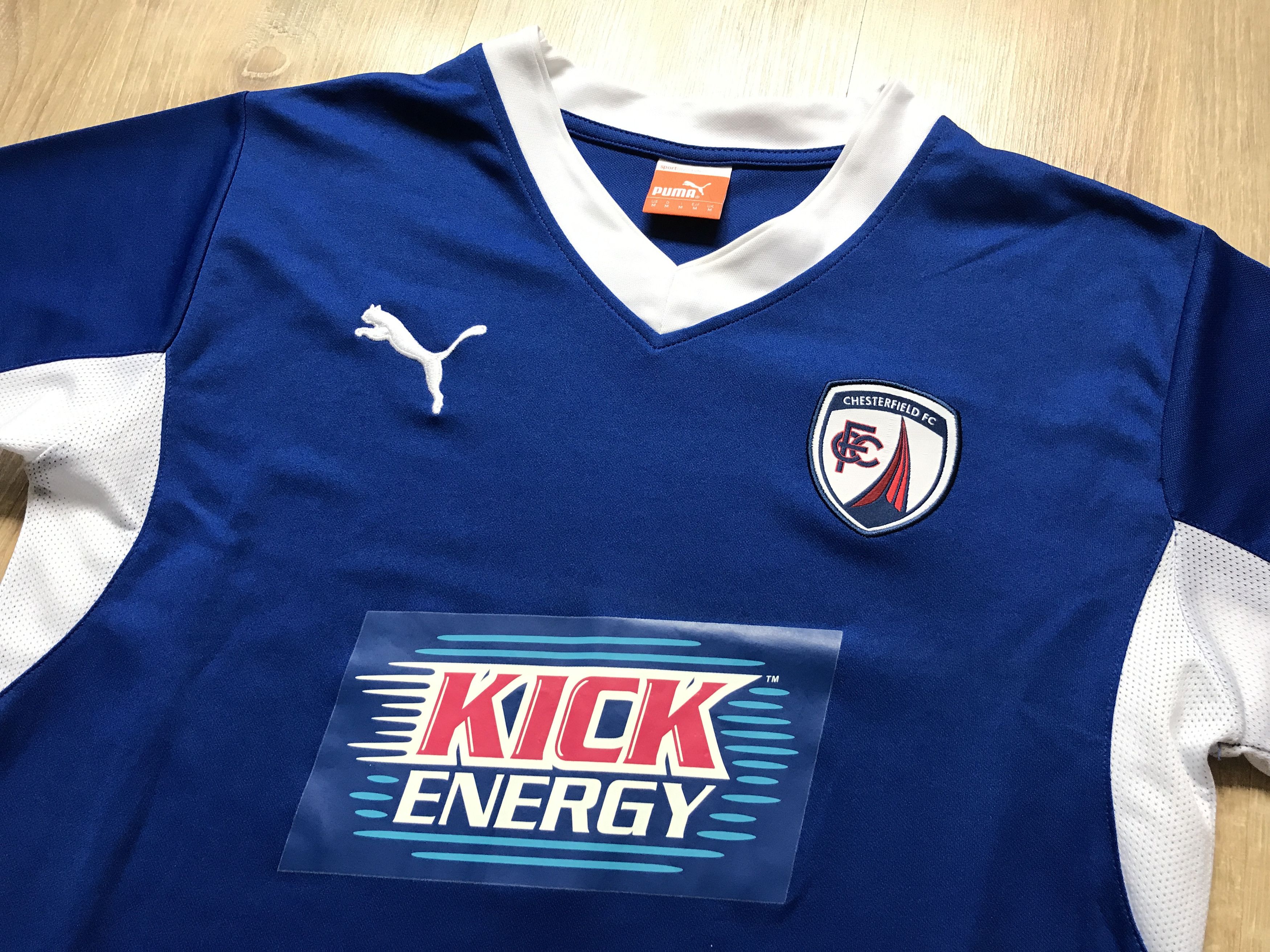 Puma × Vintage Vintage Puma Chesterfield Home Football Shirt 2012-2013 Size US M / EU 48-50 / 2 - 4 Thumbnail