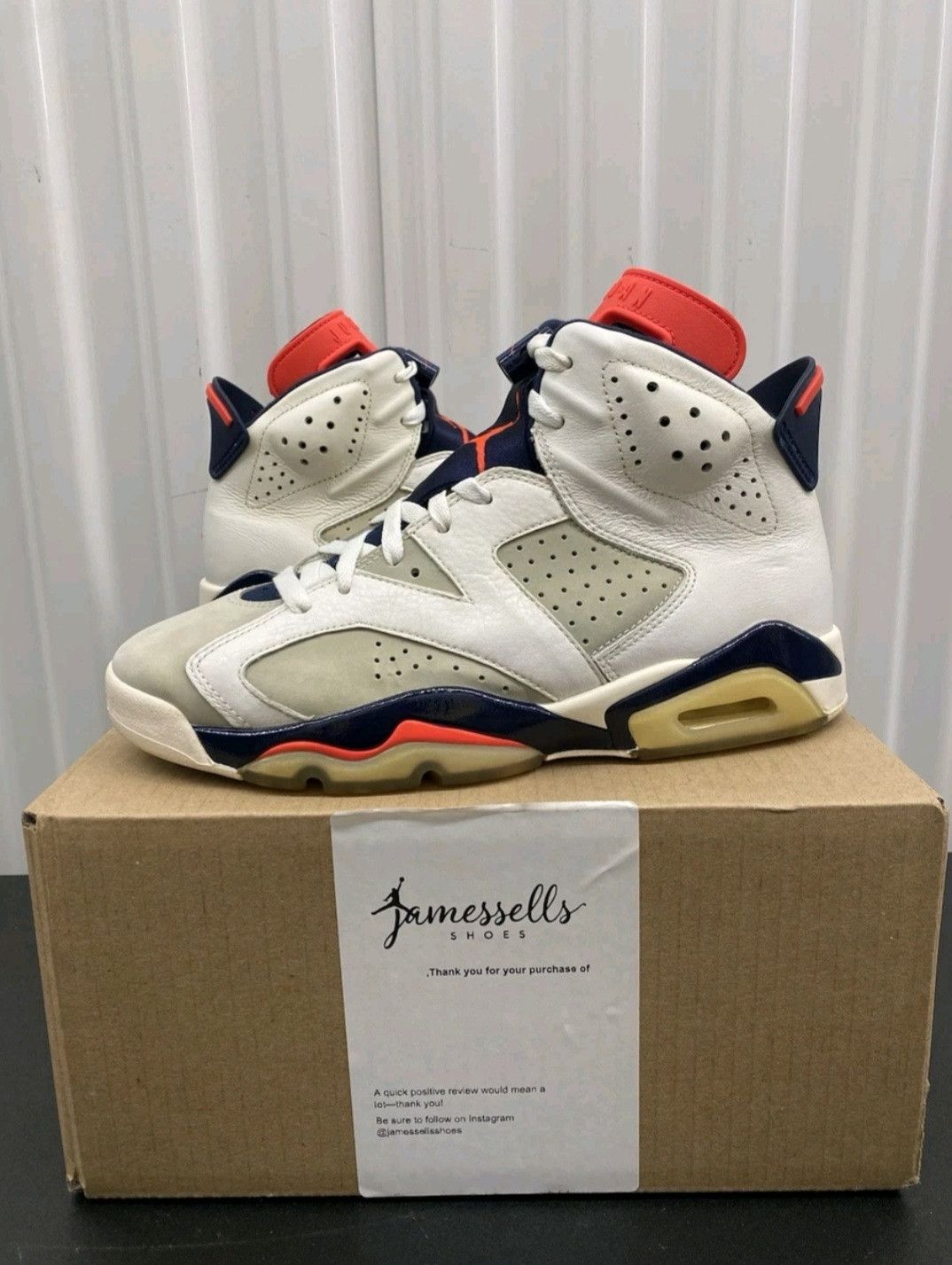 Jordan Brand Nike Air Jordan Retro 6 Tinker 384664104 Size 9 Men Size US 9 / EU 42 - 1 Thumbnail