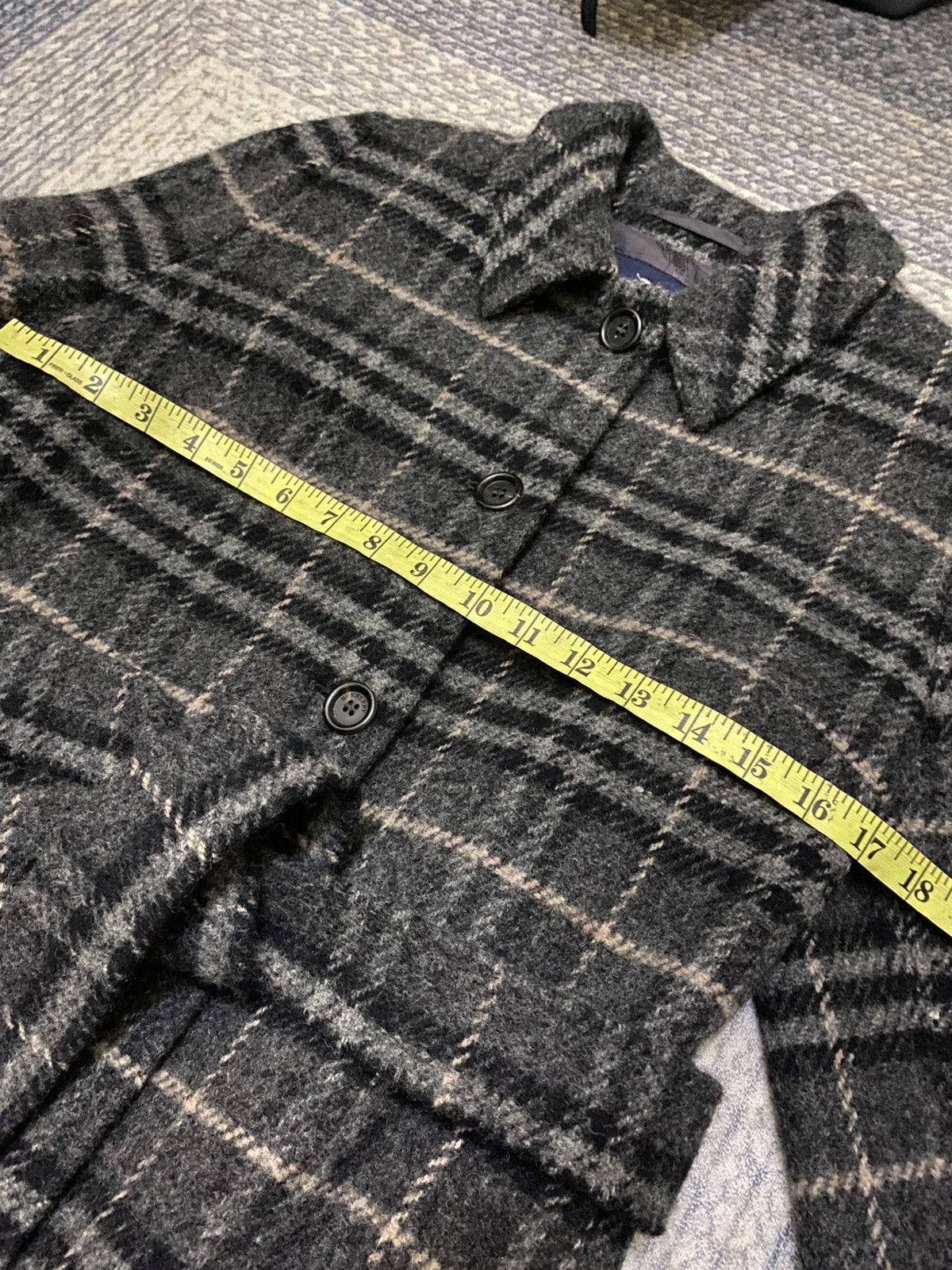 Burberry BURBERRY LONDON WOOL PLAID BELTED COAT Size M / US 6-8 / IT 42-44 - 15 Thumbnail