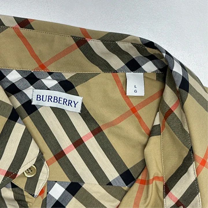 Burberry Burberry Burberry SS24 Plaid Long Sleeve Shirt-2507 Size US L / EU 52-54 / 3 - 3 Thumbnail