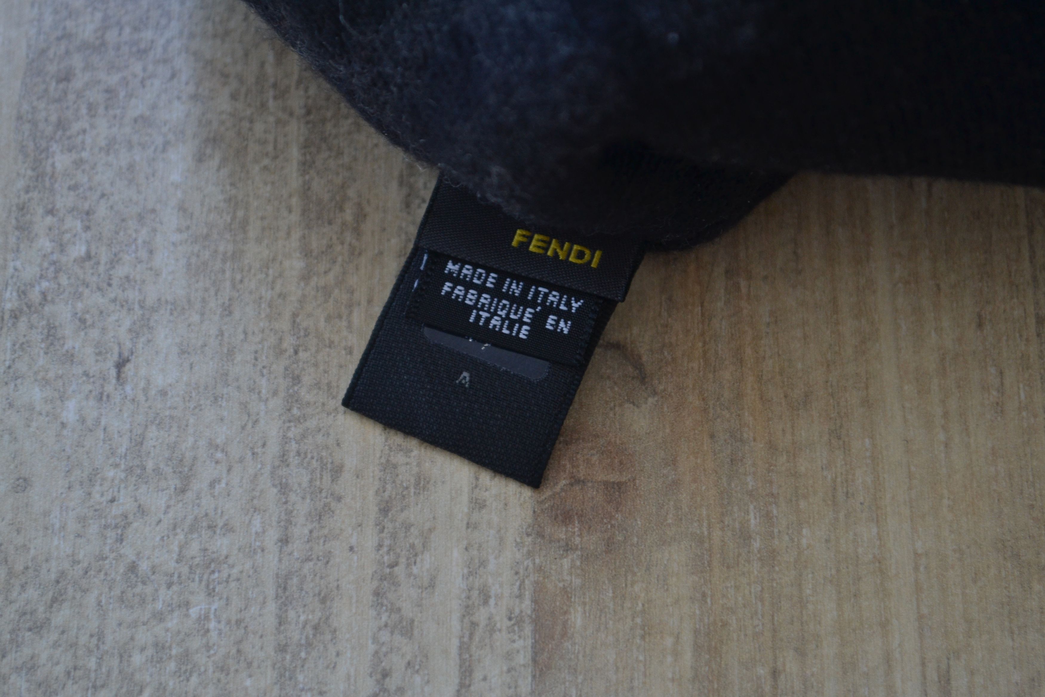 Fendi FENDI Hat Wool Monogram Zucca FF Logo Grey Beanie Size ONE SIZE - 6 Thumbnail