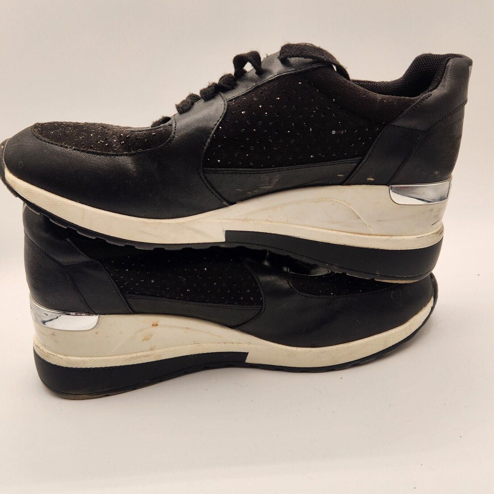 DKNY DKNY Womens Wedge Sneaker Trainers Size 11 Black Size US 11 / IT 41 - 8 Thumbnail