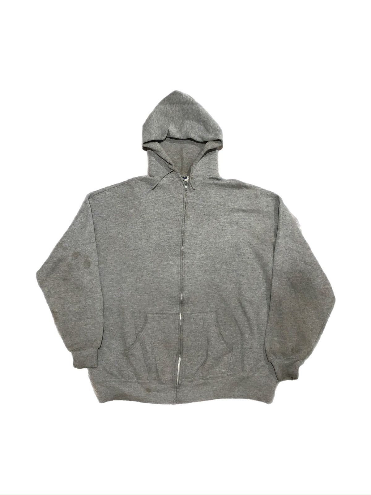 Jerzees × Vintage 90s Jerzees Full Zip Hoodie Size US XXL / EU 58 / 5 - 1 Thumbnail