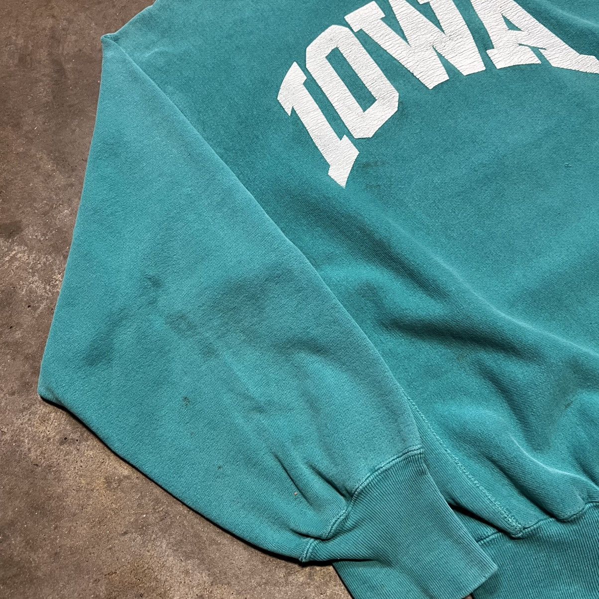 Vintage 90s Champion Reverse Weave Warm Up Sweatshirt Iowa