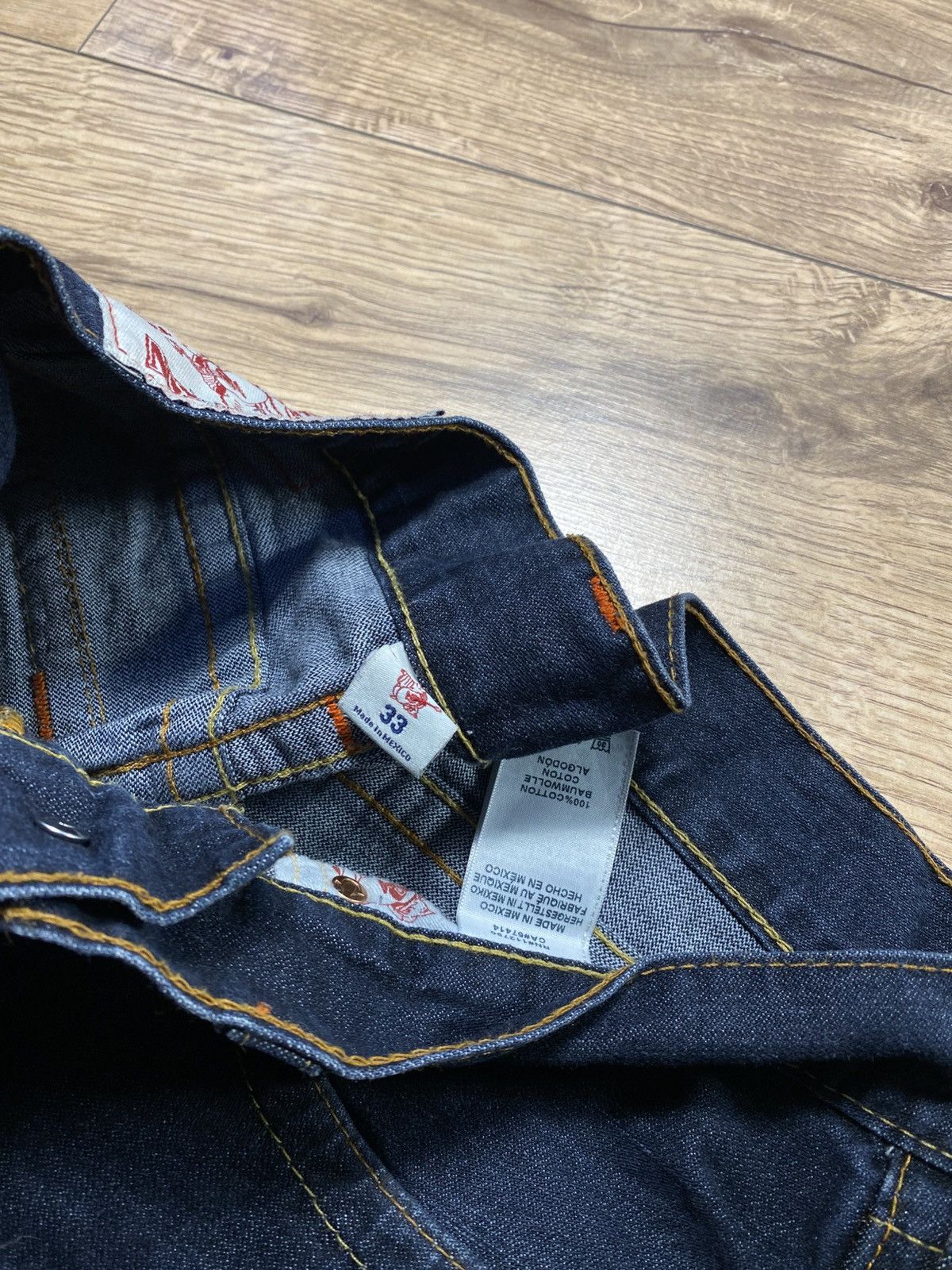 True Religion True Religion Geno Big T Relaxed Slim Jeans Men's Size 33 Size US 33 - 6 Thumbnail