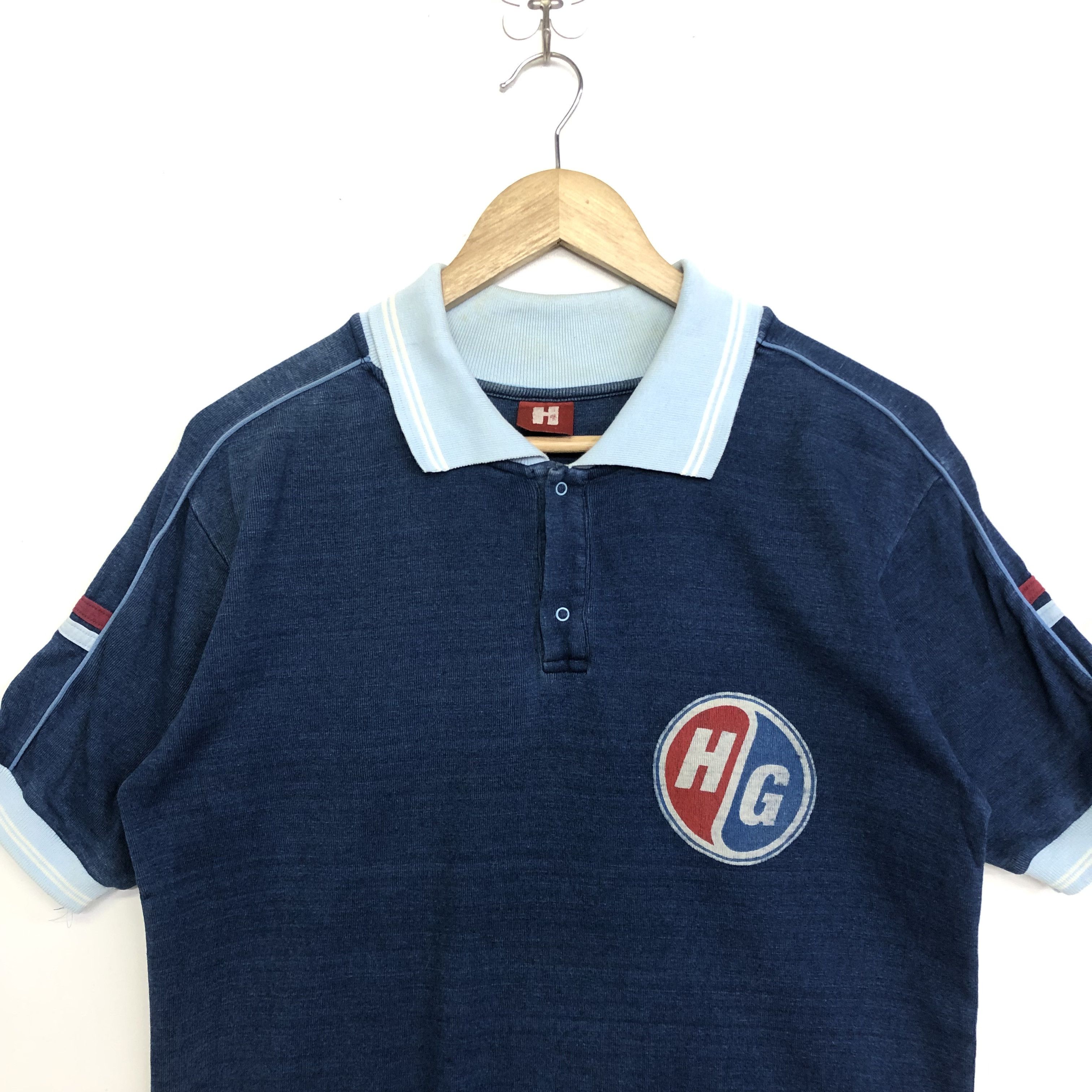 Hysteric Glamour HYSTERIC GLAMOUR VINTAGE POLO RINGER SHIRT Size US M / EU 48-50 / 2 - 2 Thumbnail