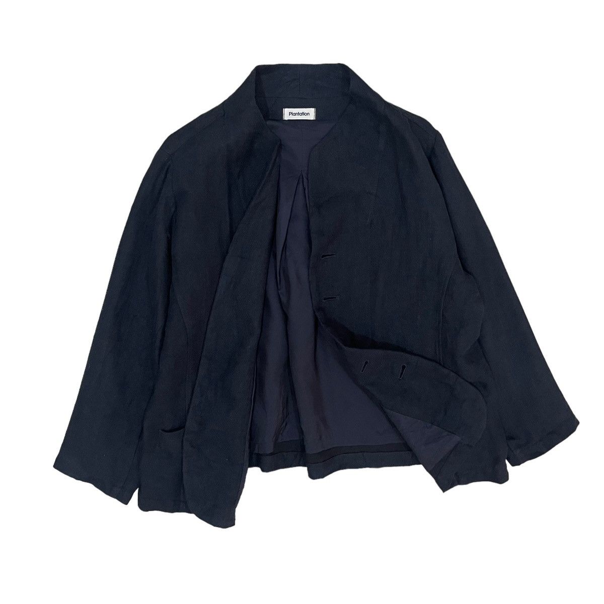 Issey Miyake Vintage Plantation Issey Miyake Linen Button Jacket Size M / US 6-8 / IT 42-44 - 2 Thumbnail