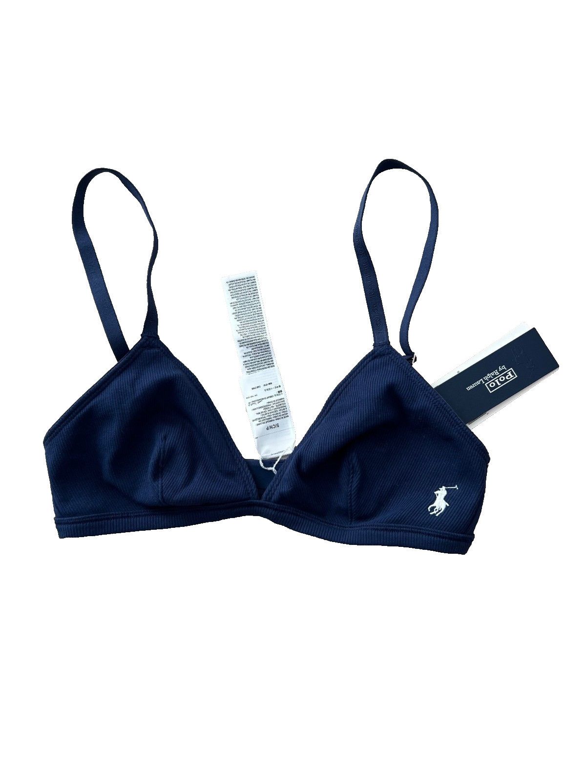 Polo Ralph Lauren Polo Ralph Lauren Bralette Rib Navy ( S ) Size S / US 4 / IT 40 - 2 Thumbnail