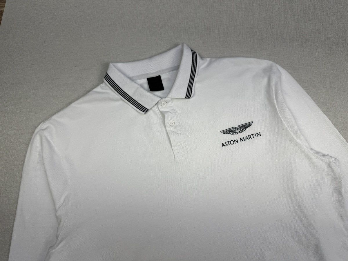 Hackett Men’s Hackett X Aston Martin Long Sleeve Rugby Shirt size XL Size US XL / EU 56 / 4 - 2 Thumbnail