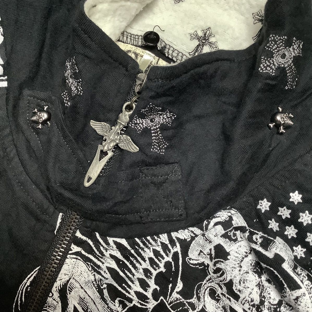 14th Addiction × KMRii × Seditionaries Vintage Bondage Style Glitz Affliction Japanese Brand Size US M / EU 48-50 / 2 - 3 Thumbnail