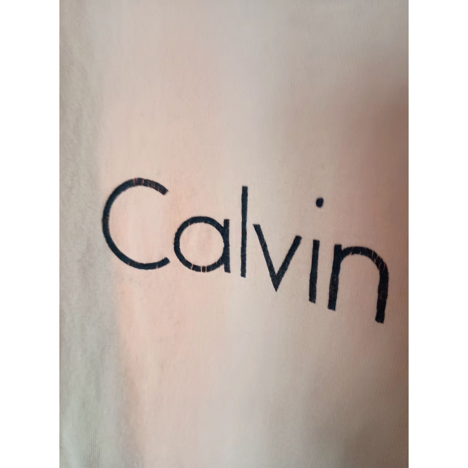 Calvin Klein VINTAGE Calvin Klein T-Shirt USA Size XL Men Ivory Distressed Grail Cream Size US XL / EU 56 / 4 - 2 Thumbnail