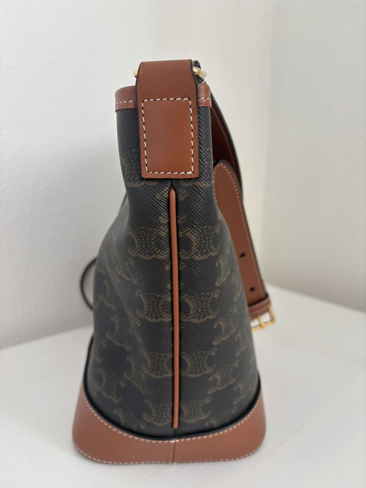 Celine Celine Small Bucket Triomphe Shoulder Bag Size ONE SIZE - 3 Thumbnail