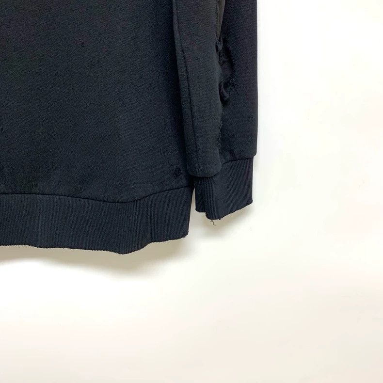 Givenchy Givenchy Black Ripped Sweatshirt 2506-Nextarrow Size US S / EU 44-46 / 1 - 8 Thumbnail