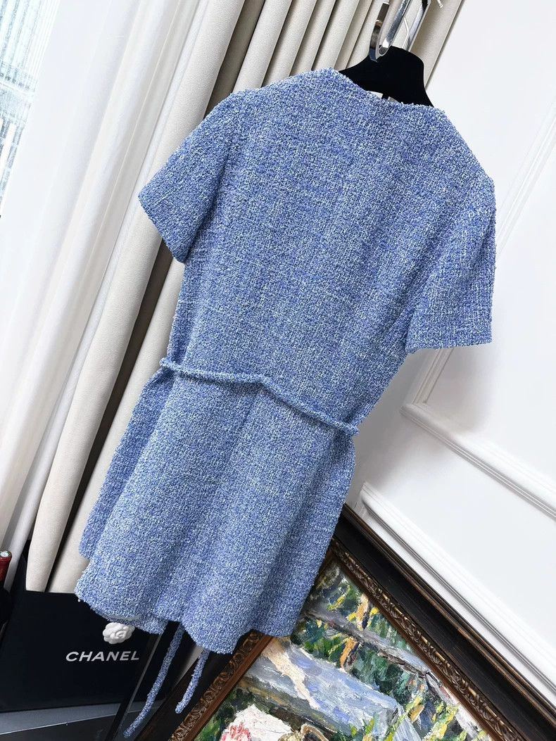 Chanel Chanel 24p spring and summer preview series blue short-sle Size XS / US 0-2 / IT 36-38 - 2 Thumbnail