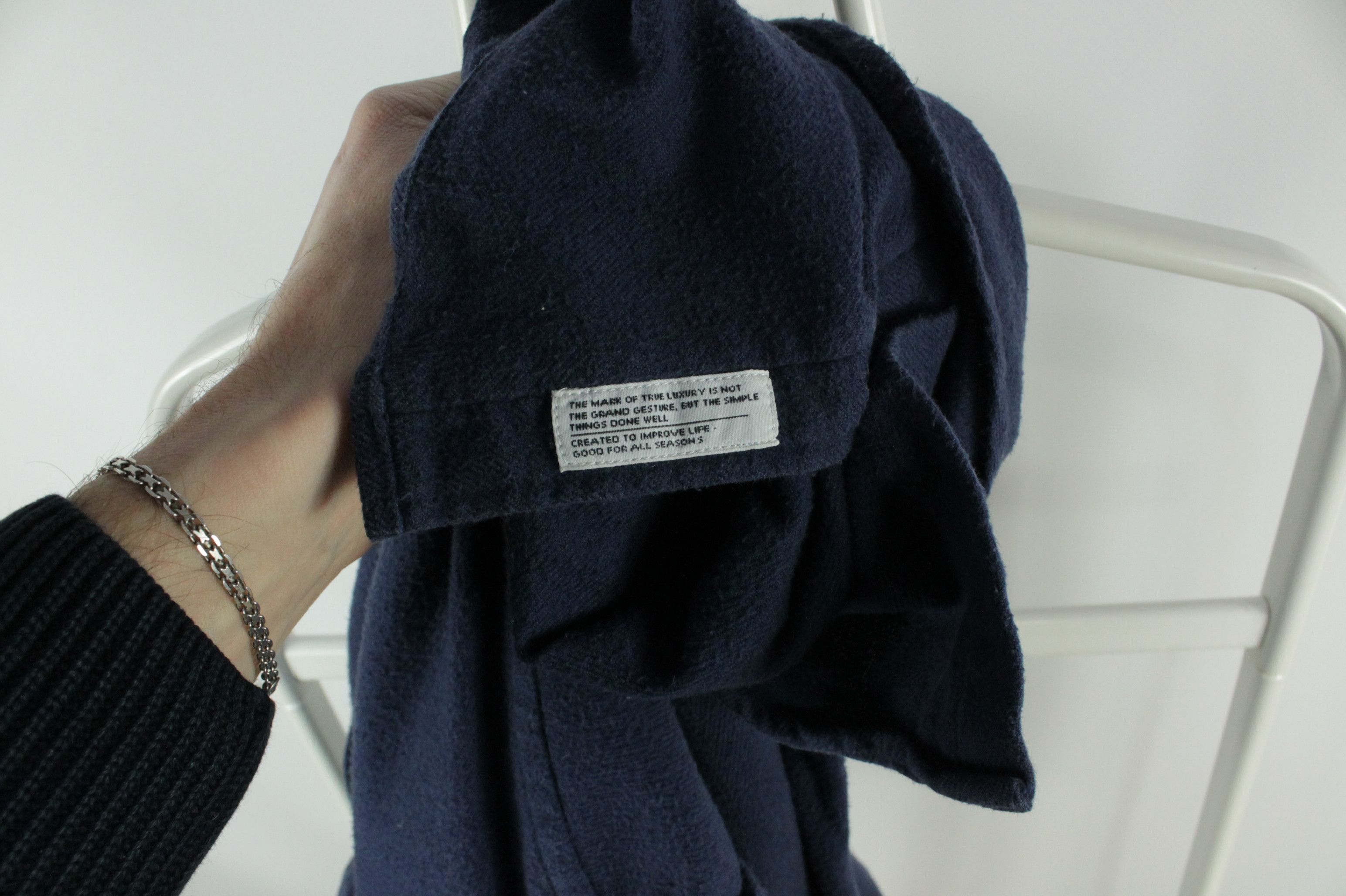 Norse Projects Norse Projects Osvald Brushed Blue Flannel Shirt Size US M / EU 48-50 / 2 - 8 Thumbnail