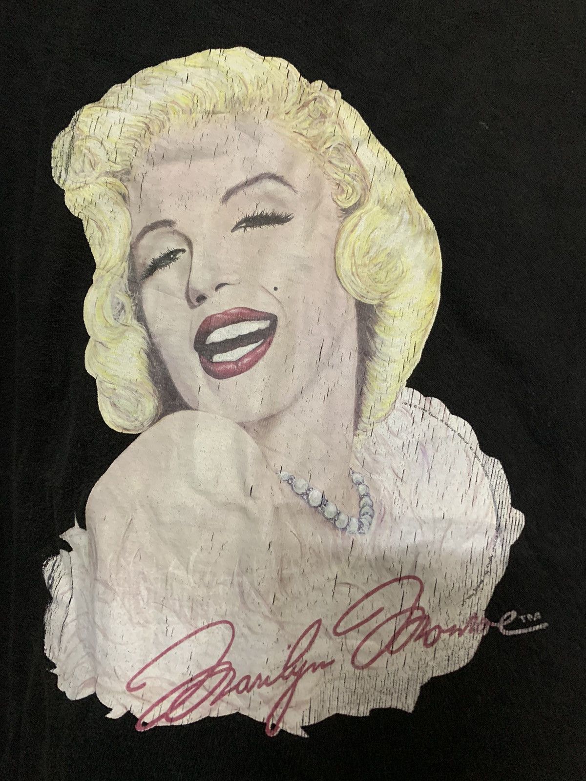 Band Tees × Vintage Vtg Marily Monroe Shirt Size US L / EU 52-54 / 3 - 2 Thumbnail