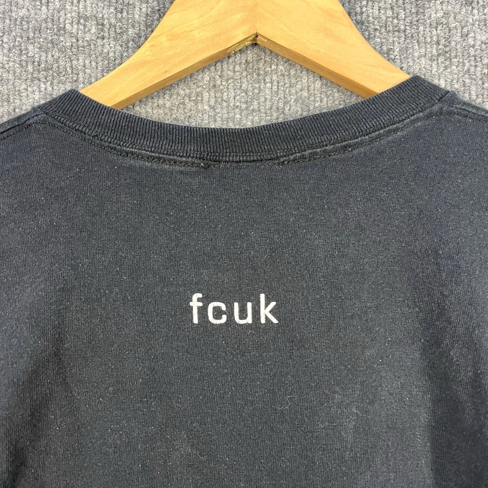 French Connection VINTAGE French Connection T-Shirt L Black Streetwear Y2K 90s Scent To Bed Mens Size US L / EU 52-54 / 3 - 4 Thumbnail