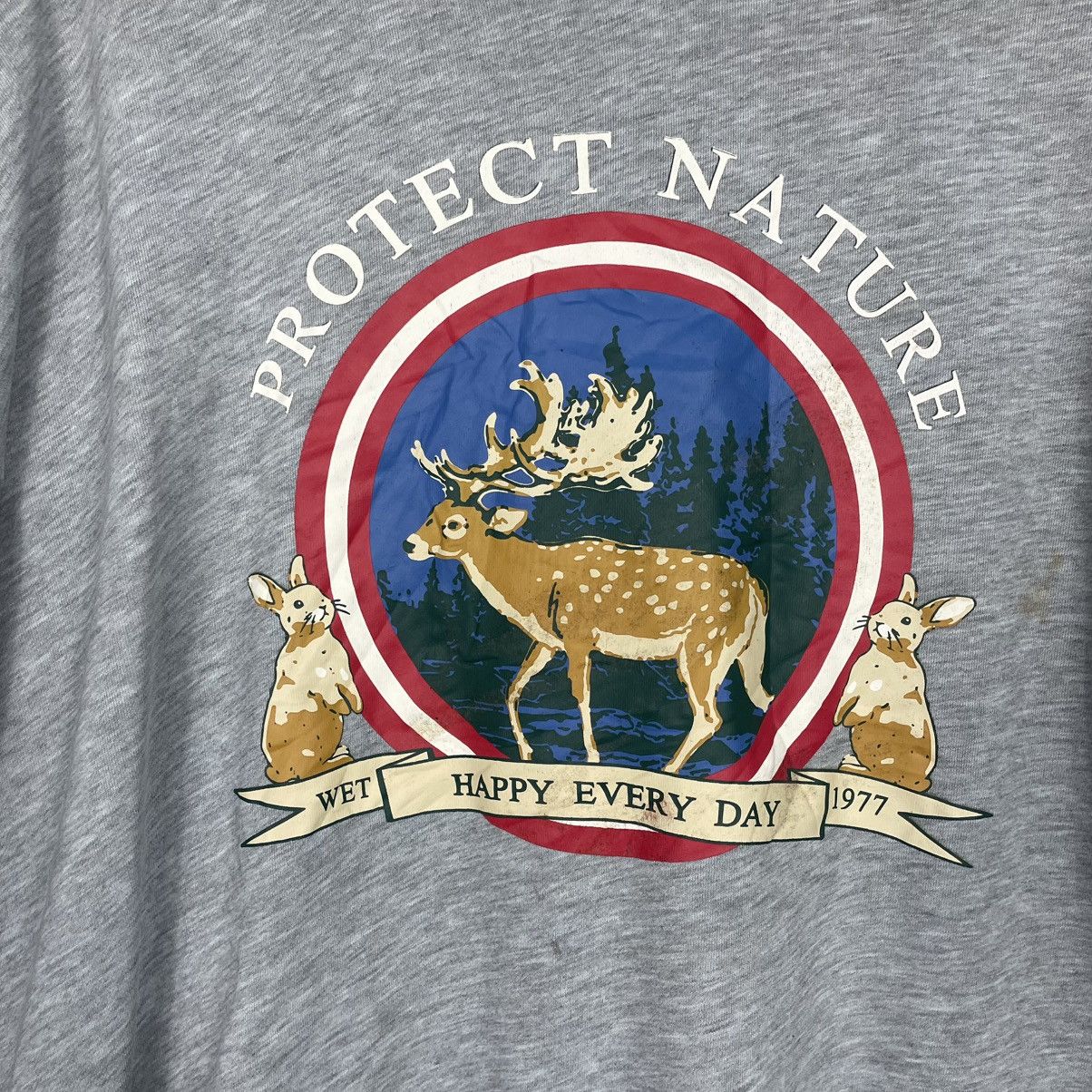 Japanese Brand Protect Nature Big Print Crewneck Sweatshirt Size US M / EU 48-50 / 2 - 10 Thumbnail