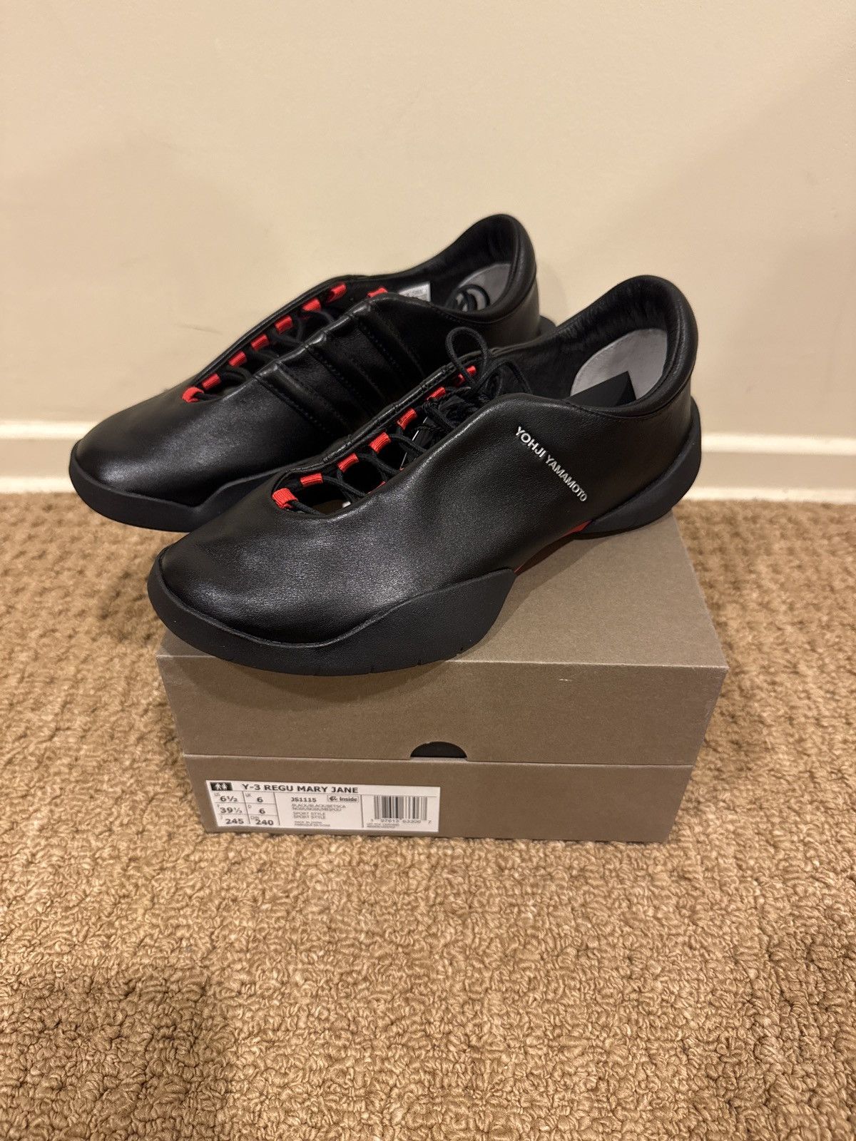 Y-3 Y-3 Regu Mary Jane Size US 7.5 / IT 37.5 - 1 Thumbnail