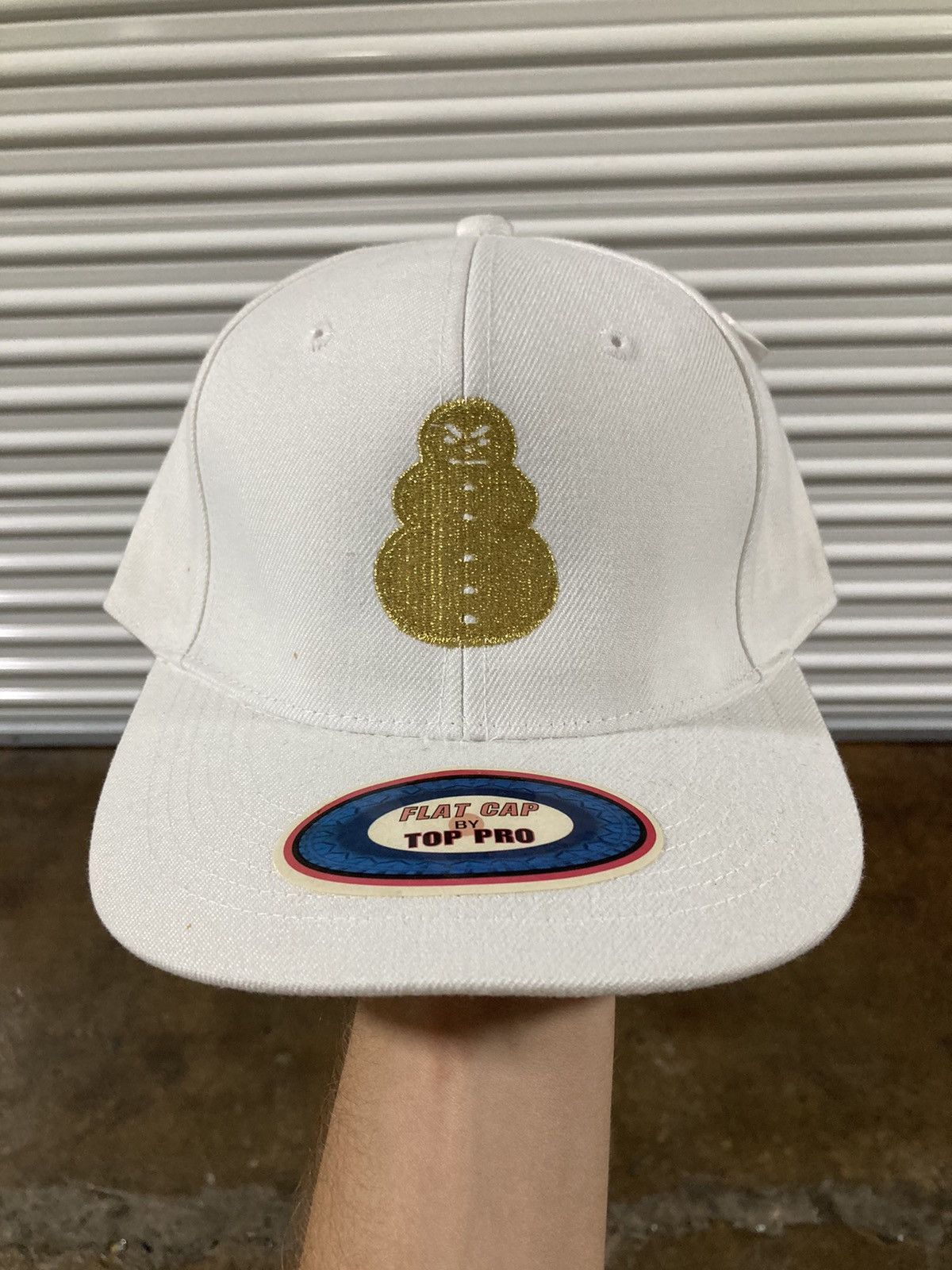 Rap Tees × Vintage Vintage Young Jeezy Snowman 2000s Hip-Hop Fitted Hat 7 1/2 Size ONE SIZE - 1 Thumbnail
