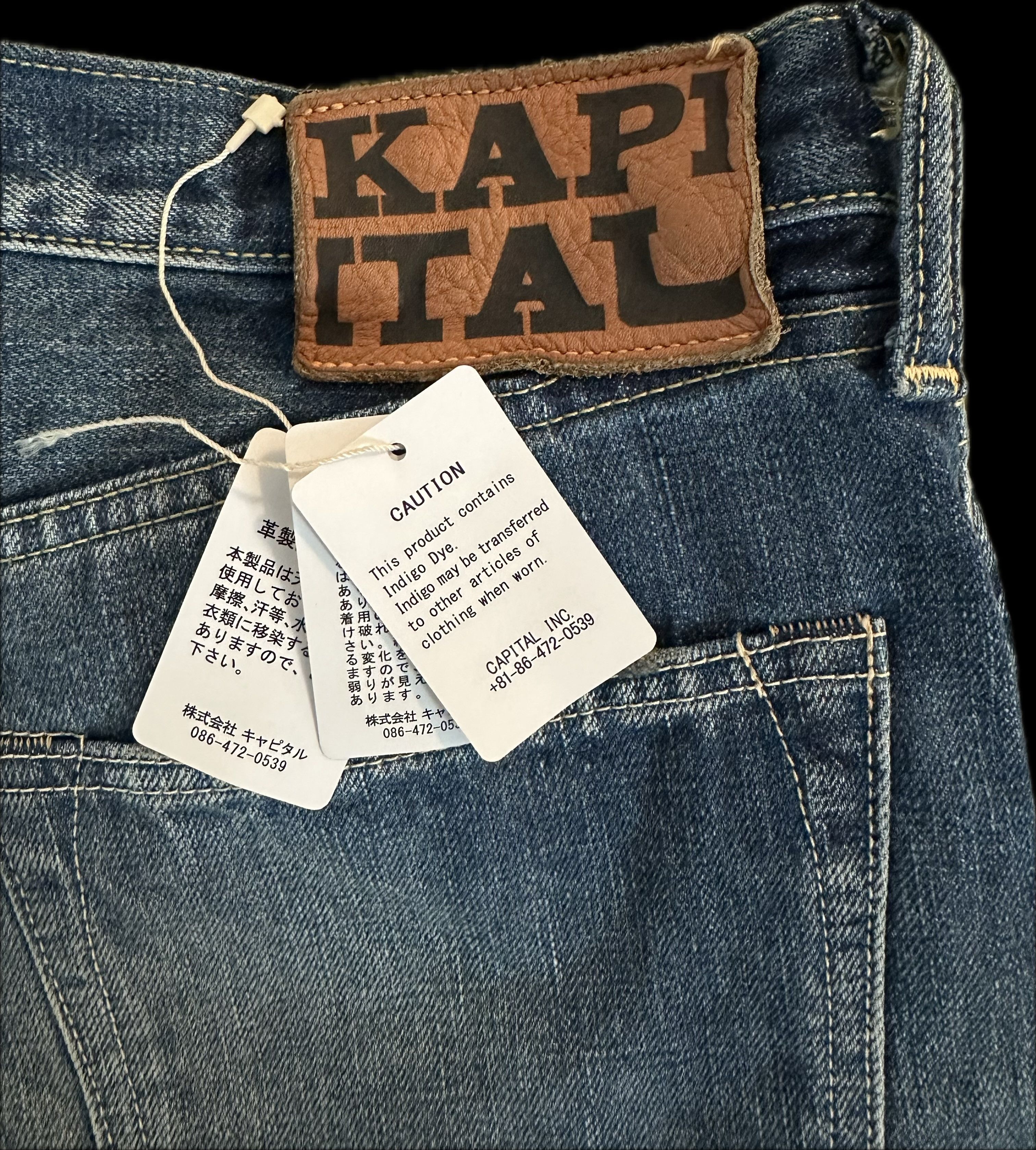 Kapital Kapital 13.5oz Zimbabwe Denim 5P Monkey Cisco Size US 34 / EU 50 - 5 Thumbnail
