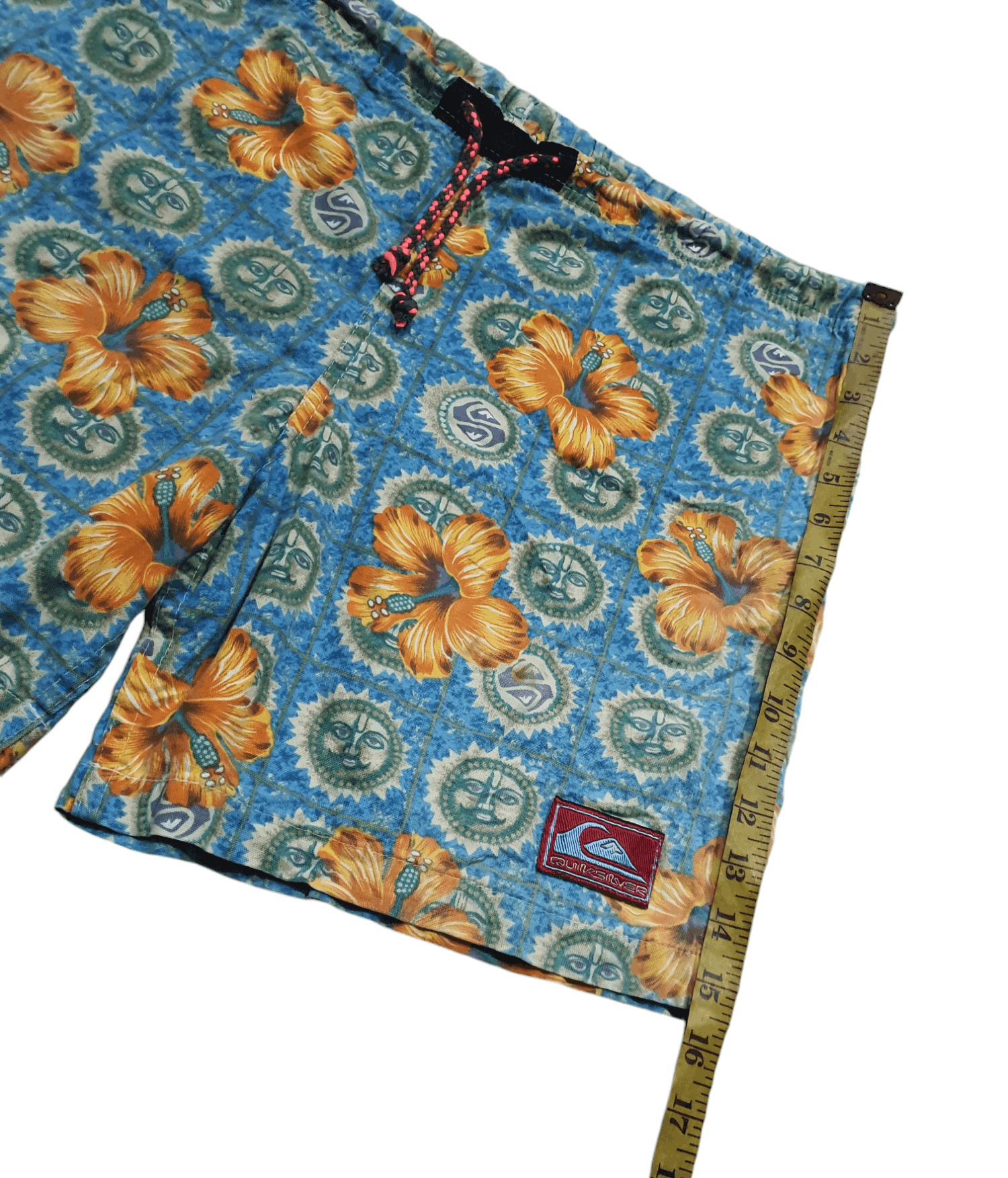 Quiksilver × Vintage Rare! 🔥 80s Quiksilver Surf Skate Volley Swim Shorts Cotton Size US 34 / EU 50 - 9 Thumbnail