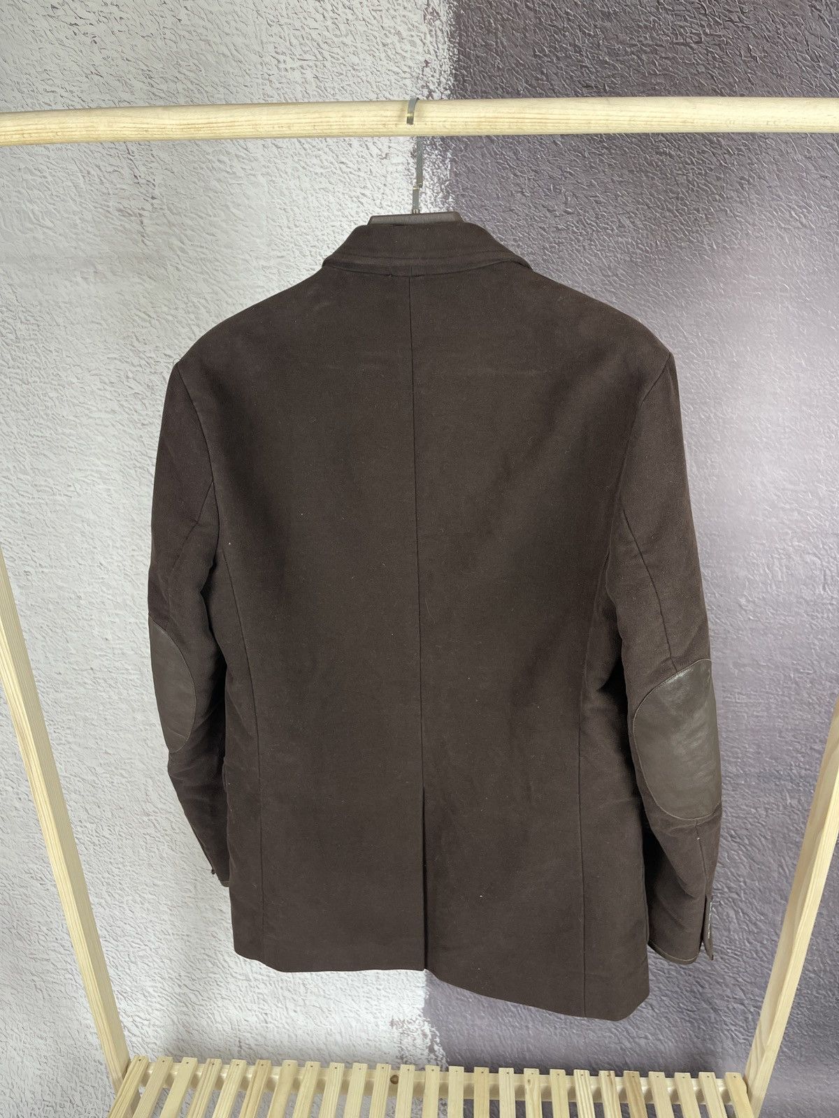 Polo Ralph Lauren Vintage Polo Ralph Lauren Brown Cotton Blazer Leather Elbows Size 40R - 13 Thumbnail