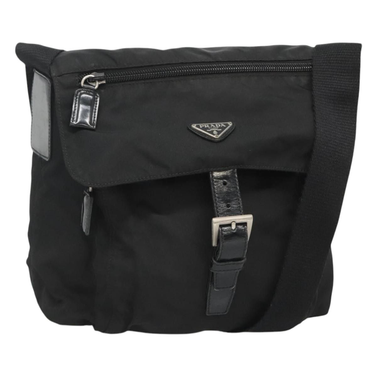 Prada Prada Buckle Messenger Bag Tessuto Size ONE SIZE - 1 Thumbnail