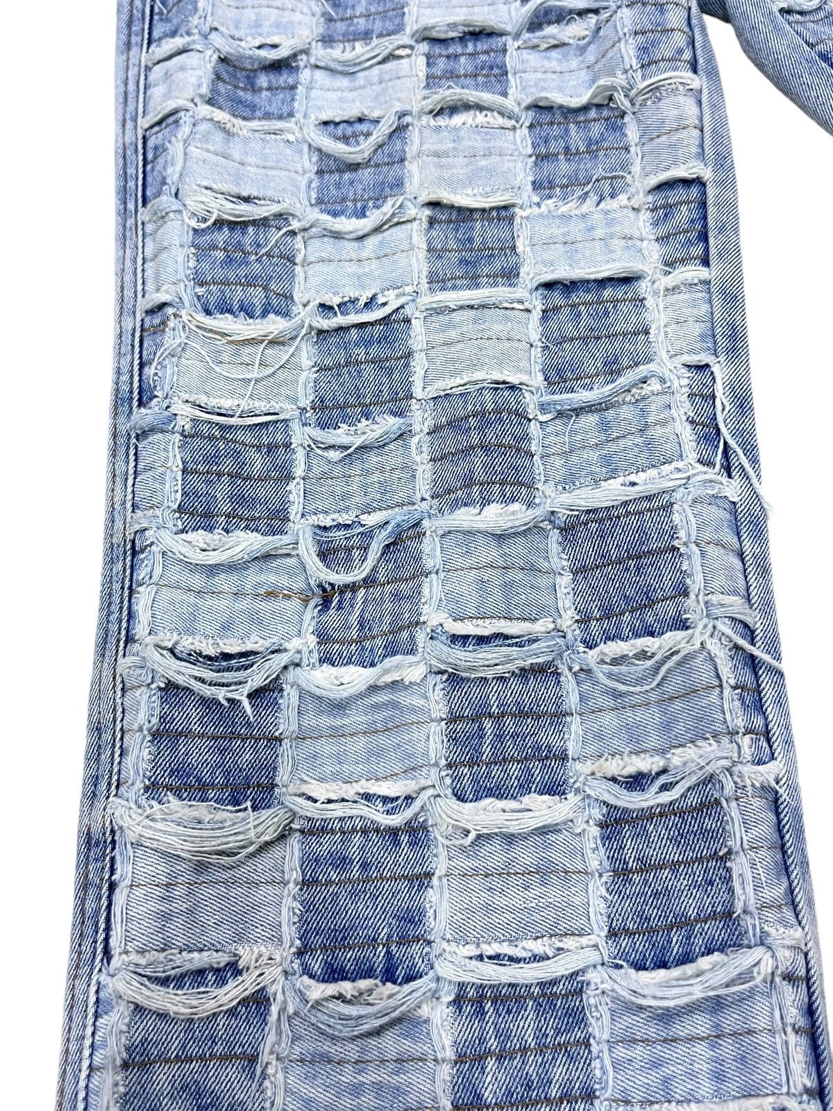 Grailed 🔥FYE! Size 25” High Waisted Checkered Patchwork Denim Size 25" / US 0 / IT 36 - 8 Thumbnail
