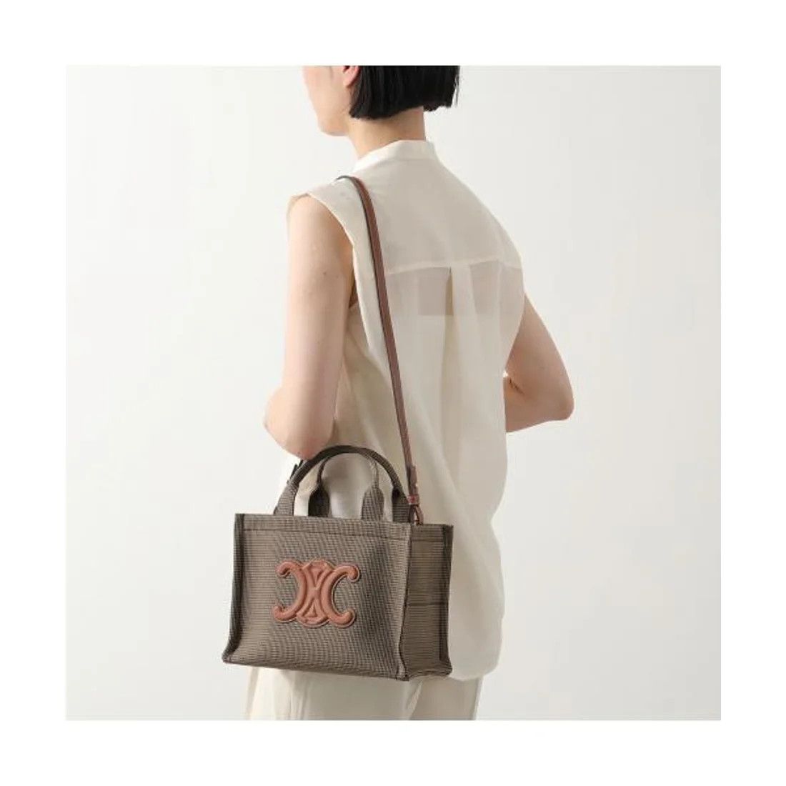 Celine o1w1db10426 Size: OS/Small Cabas Thais in Brown Size ONE SIZE - 5 Thumbnail