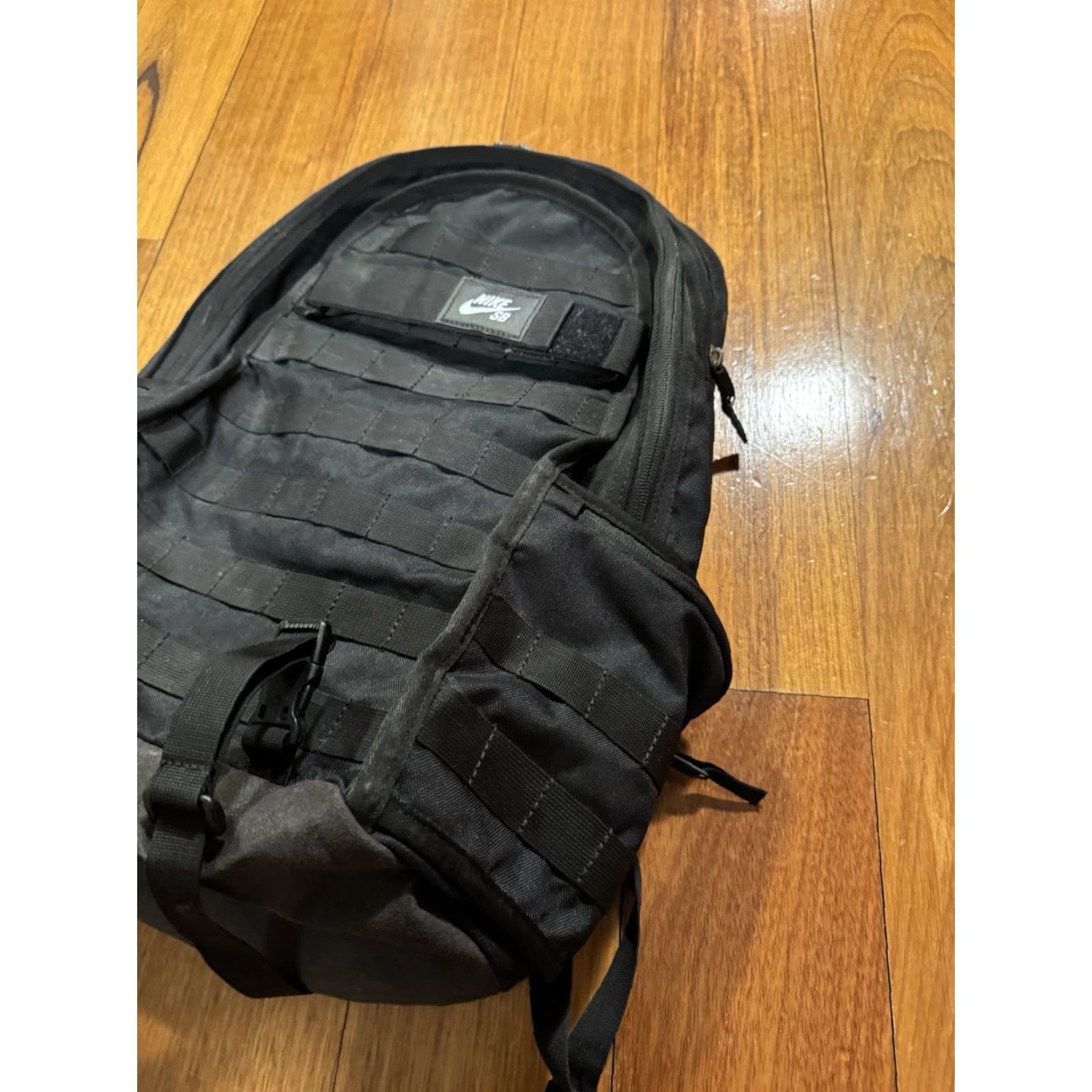 Nike Nike SB RPM Backpack Black Skateboarding Laptop Bag MOLLE Straps Canvas Polyester Travel Casual Mens Size ONE SIZE - 5 Thumbnail