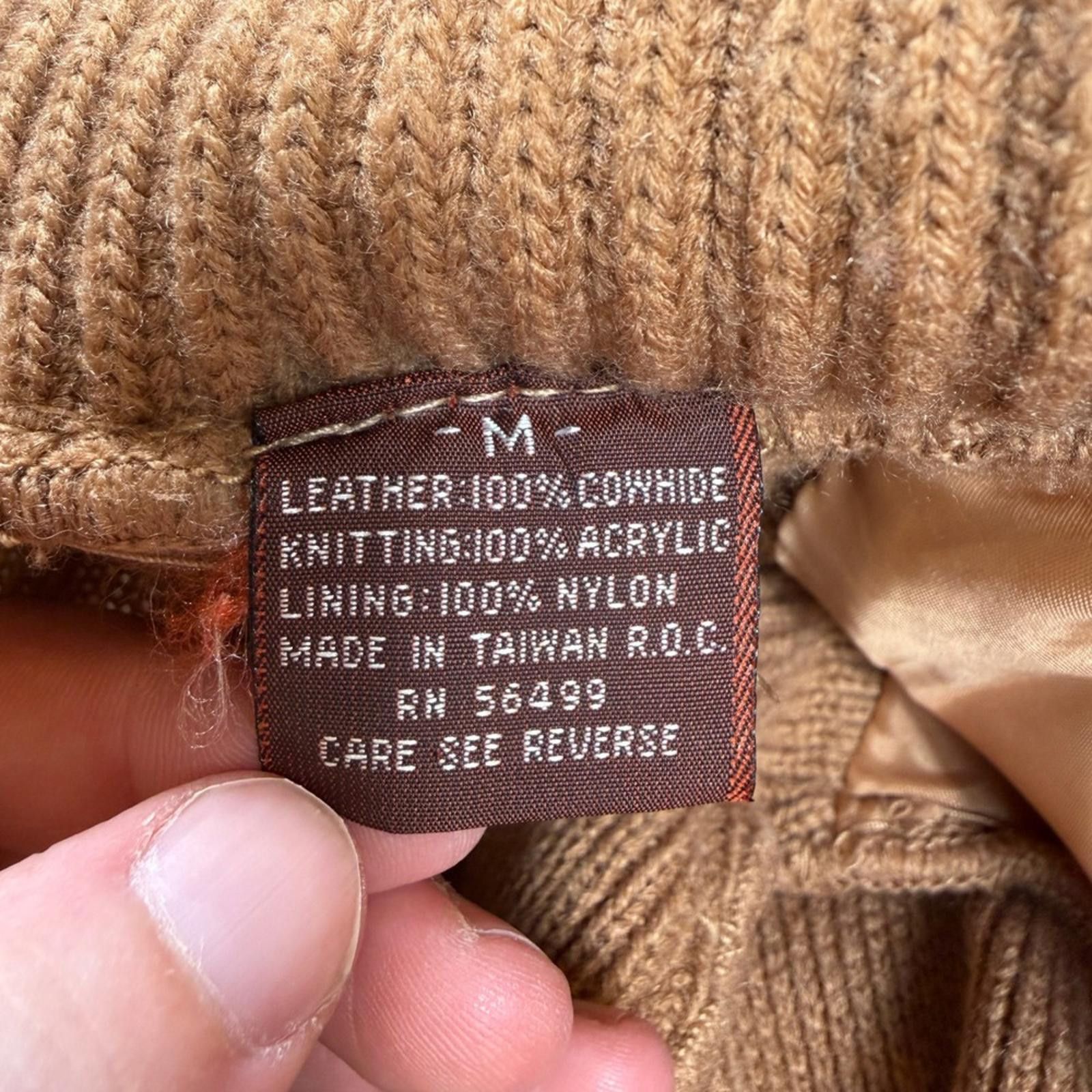 Other Vintage 80s Landmark Mens Genuine Suede Leather Knit Jacket Size US M / EU 48-50 / 2 - 6 Thumbnail