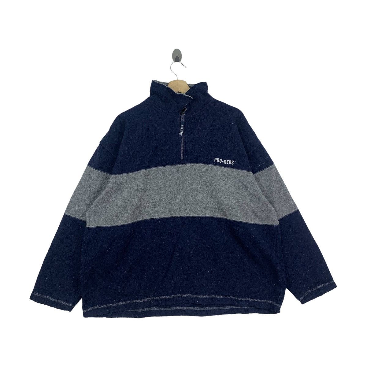 Pro-Keds × Vintage Vintage PRO KEDS Sportswear Fleece Half Zipper Sweatshirt Size US M / EU 48-50 / 2 - 3 Thumbnail