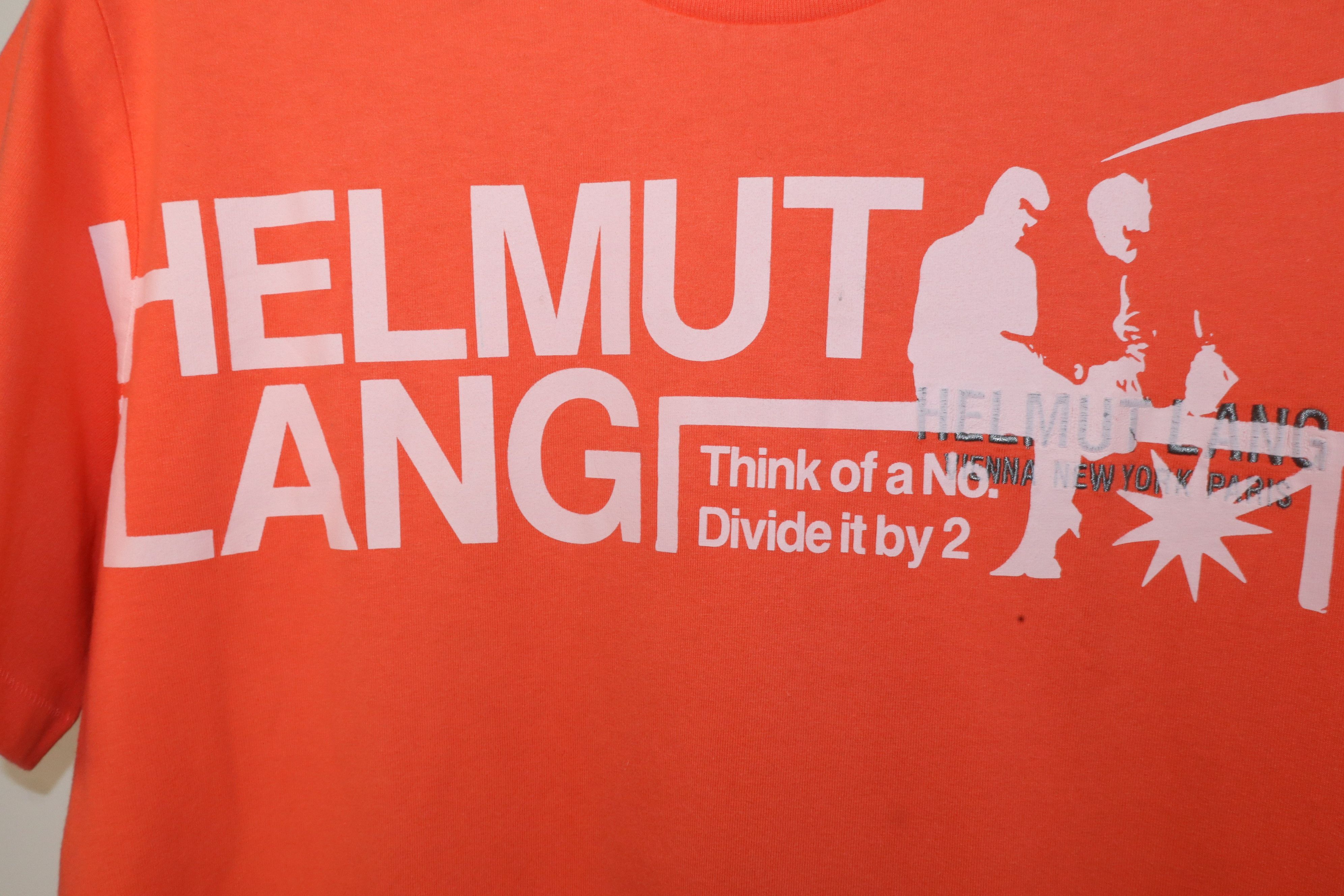 Helmut Lang Math logo print t-shirt Size US L / EU 52-54 / 3 - 4 Thumbnail