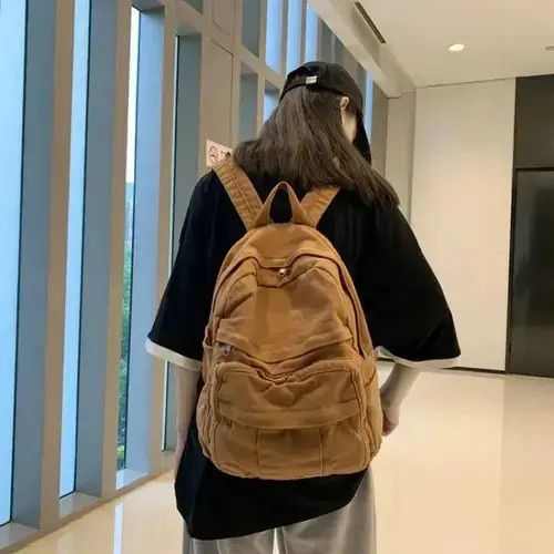 Other Unisex Canvas Backpack Size ONE SIZE - 3 Thumbnail