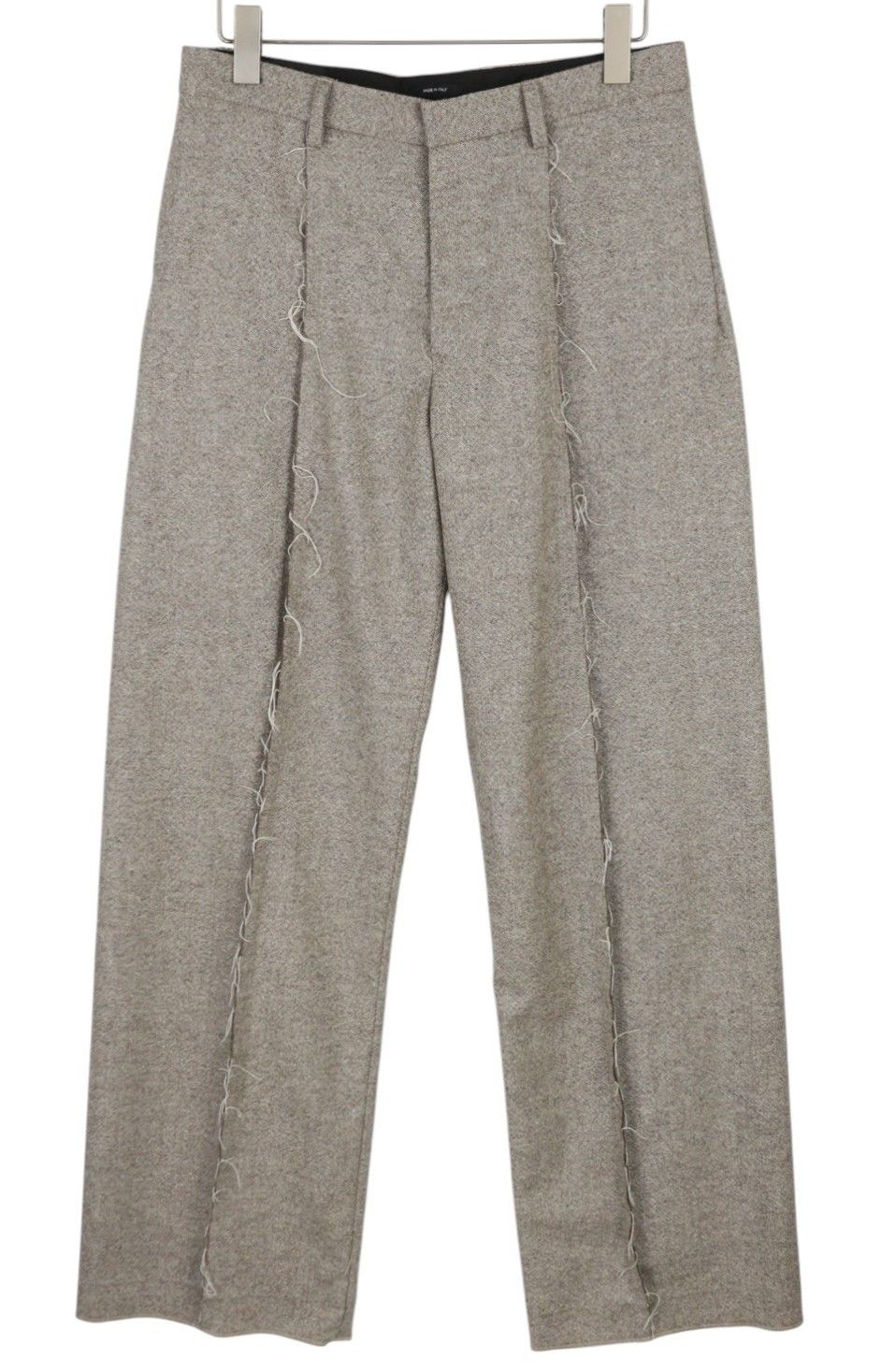 R13 EXPORED SEAM 27 Melange Beige Wool Flared Leg RRP799 86549 Size 27" / US 4 / IT 40 - 1 Thumbnail