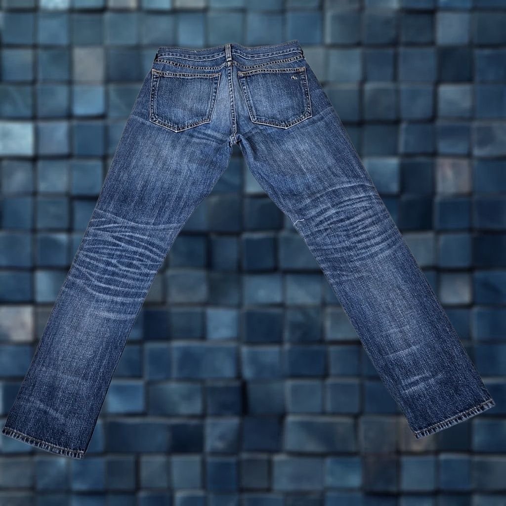 Rag & Bone rag & bone Buckley Cotton Women's Boyfriend Jeans distressed Low Rise Size 24 Blue Denim Casual Medium wash 90s Vogue? Size 42" / US 20 - 1 Thumbnail