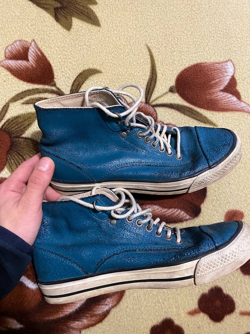 Diesel DIESEL Vintage High Sneakers Streetwear Denim Size US 7 / EU 40 - 5 Thumbnail