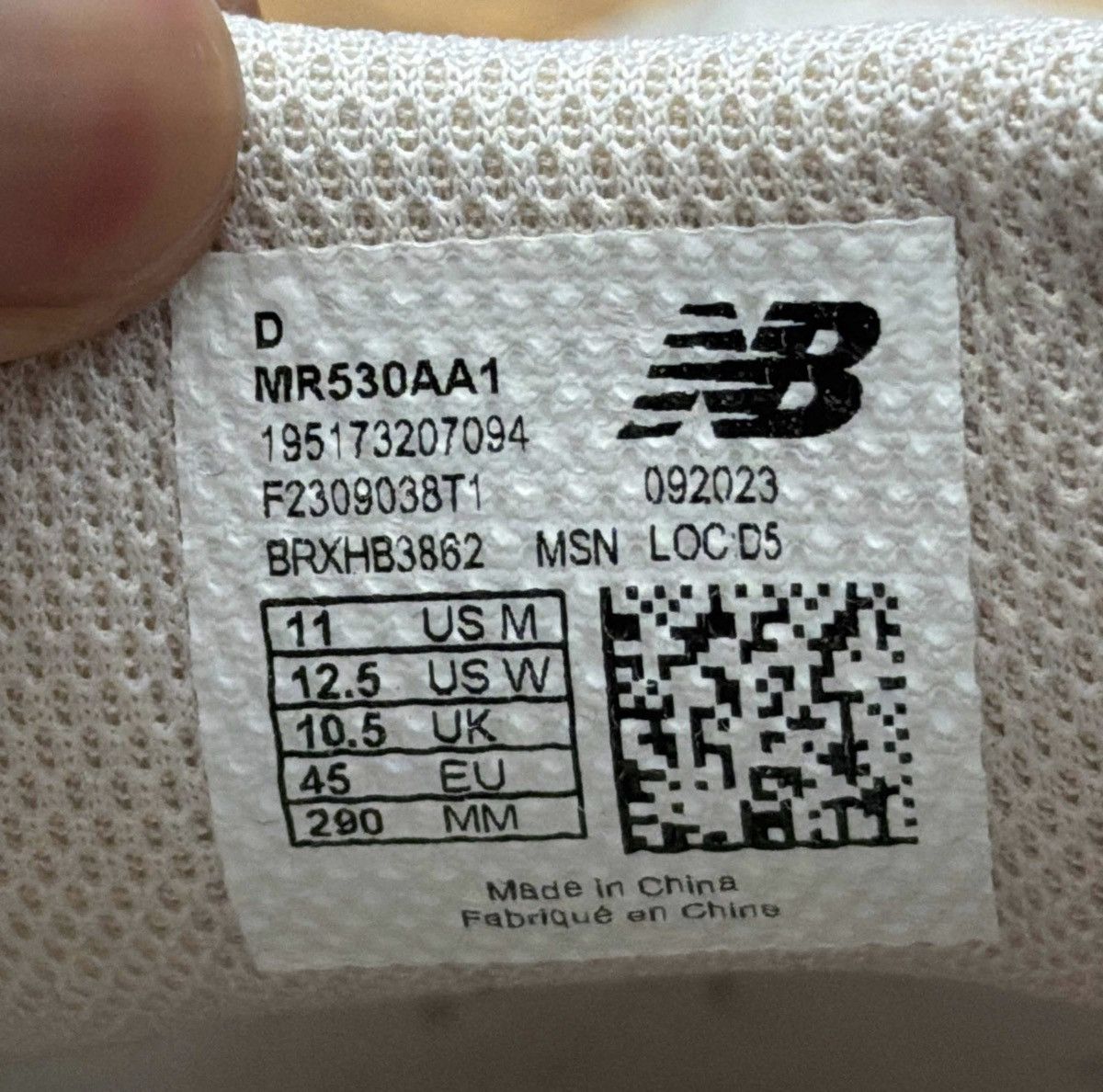 New Balance New Balance 530 Moonbeam Sea Salt Size US 11 / EU 44 - 5 Thumbnail