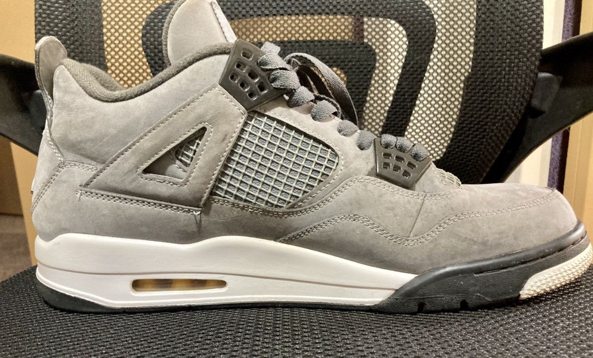 Jordan Brand Nike Air Jordan 4 Retro “Cool Grey”-Size 13, Perf Cond. Size US 13 / EU 46 - 4 Thumbnail