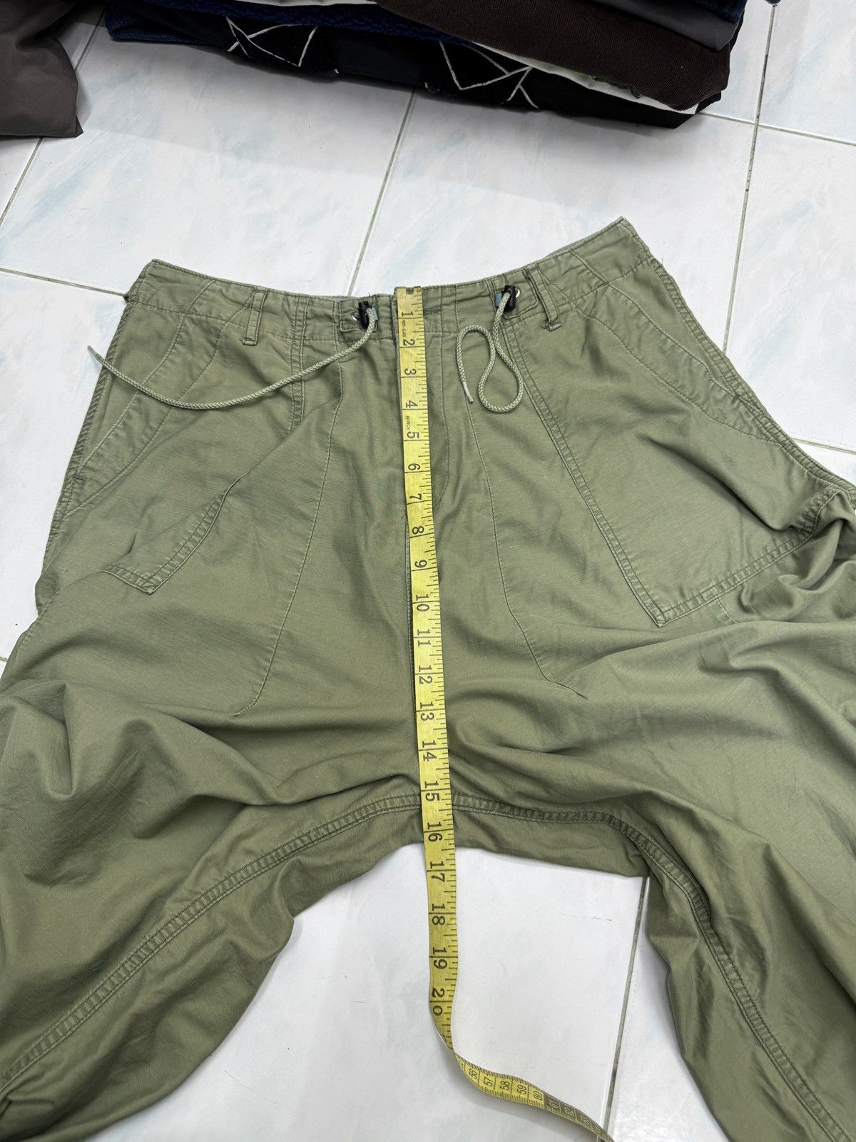 Needles 🔥🔥🔥ARCHIVE VINTAGE NEEDLES MILITARY STYLE PANTS Size US 33 - 16 Thumbnail